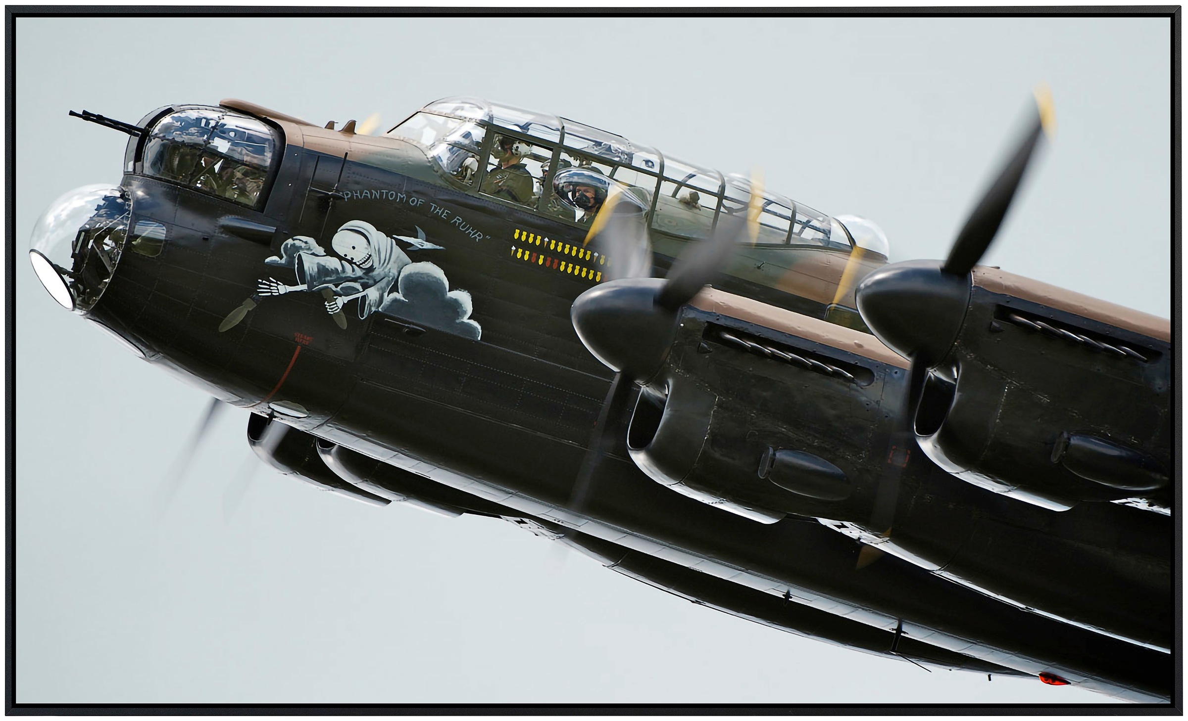 Papermoon Infrarotheizung »Lancaster BBMF Bomber«, sehr angenehme Strahlungswärme