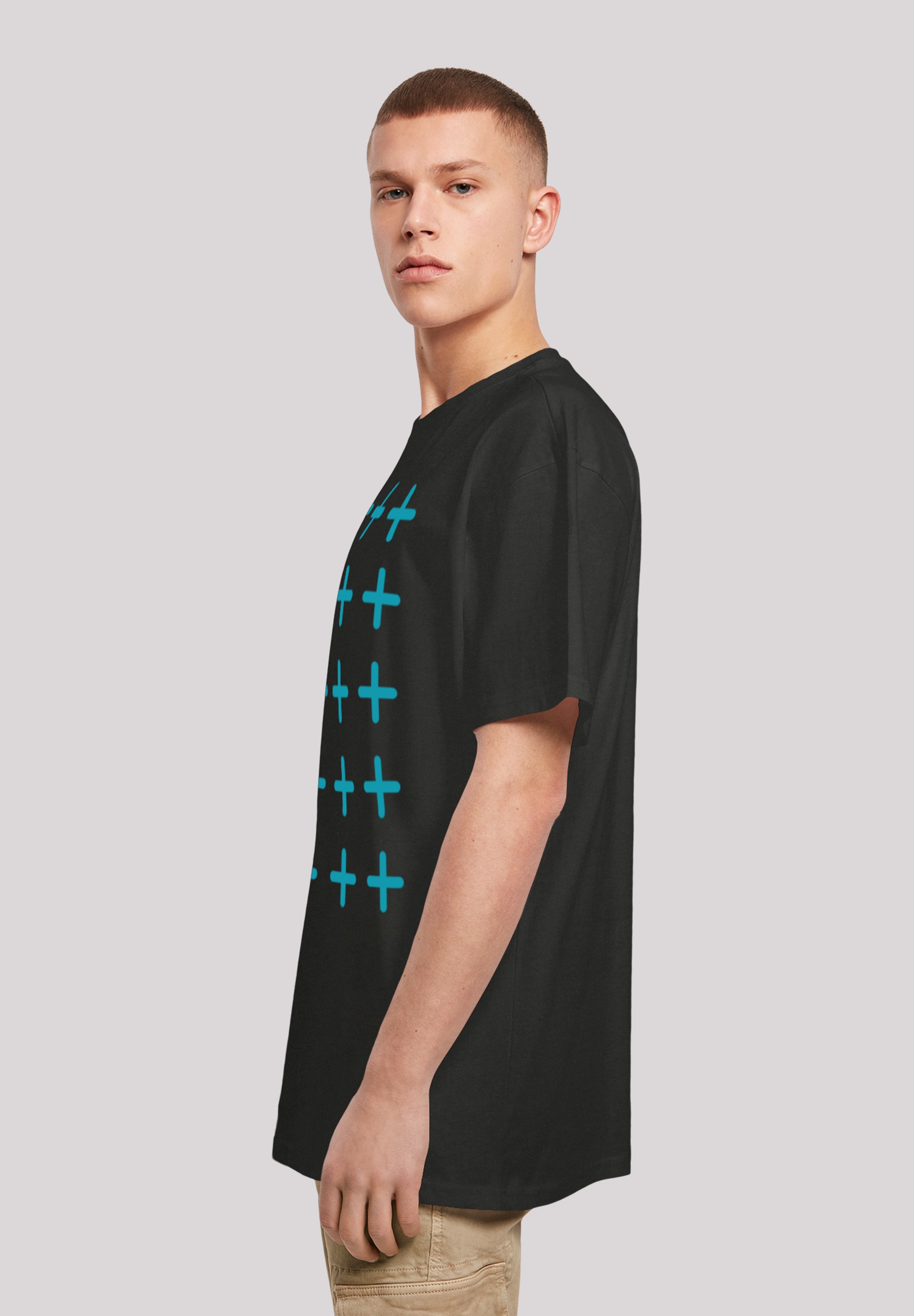 F4NT4STIC T-Shirt »Kreuze Blau«, Print