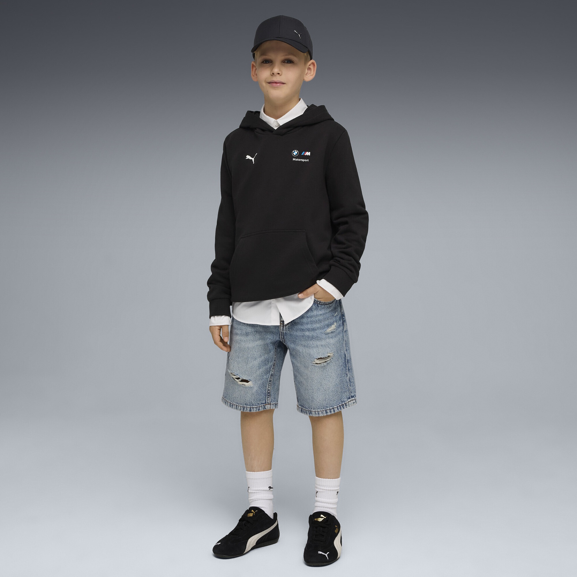 PUMA Kapuzenpullover »BMW M MOTORSPORT Essentials Hoodie Jugendliche«