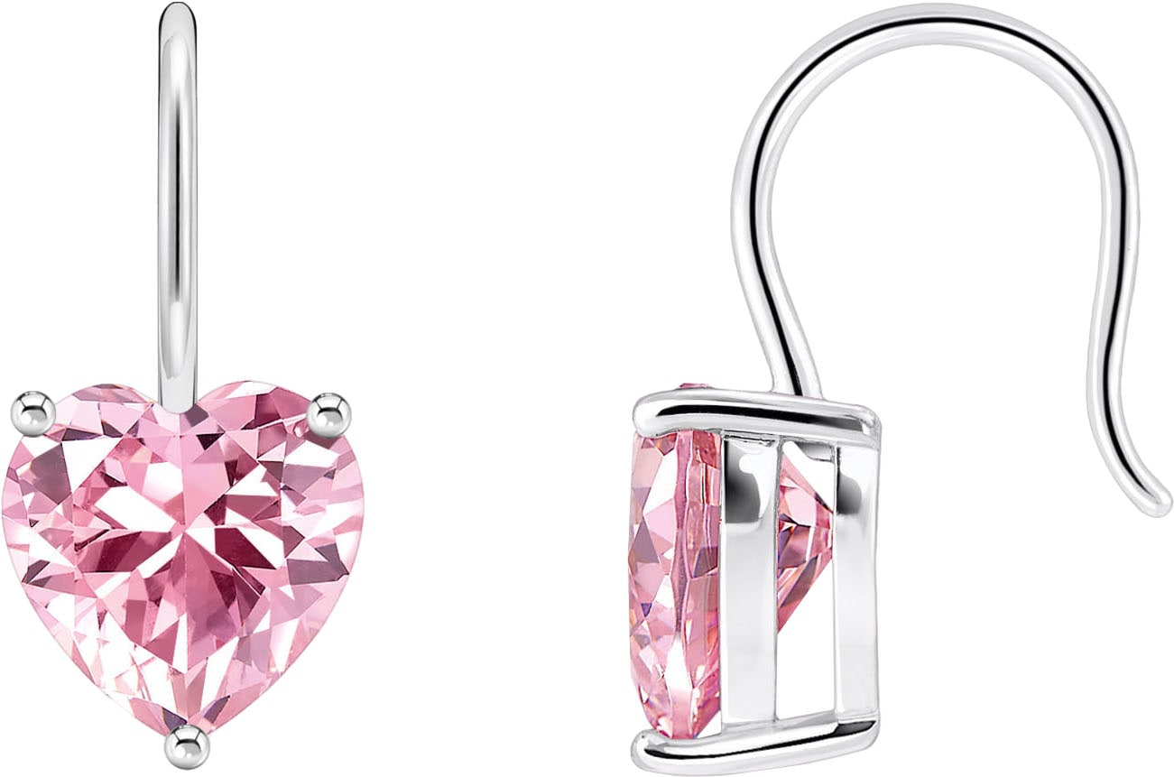 Thomas Sabo Heart Earrings Multicolor Silver 925