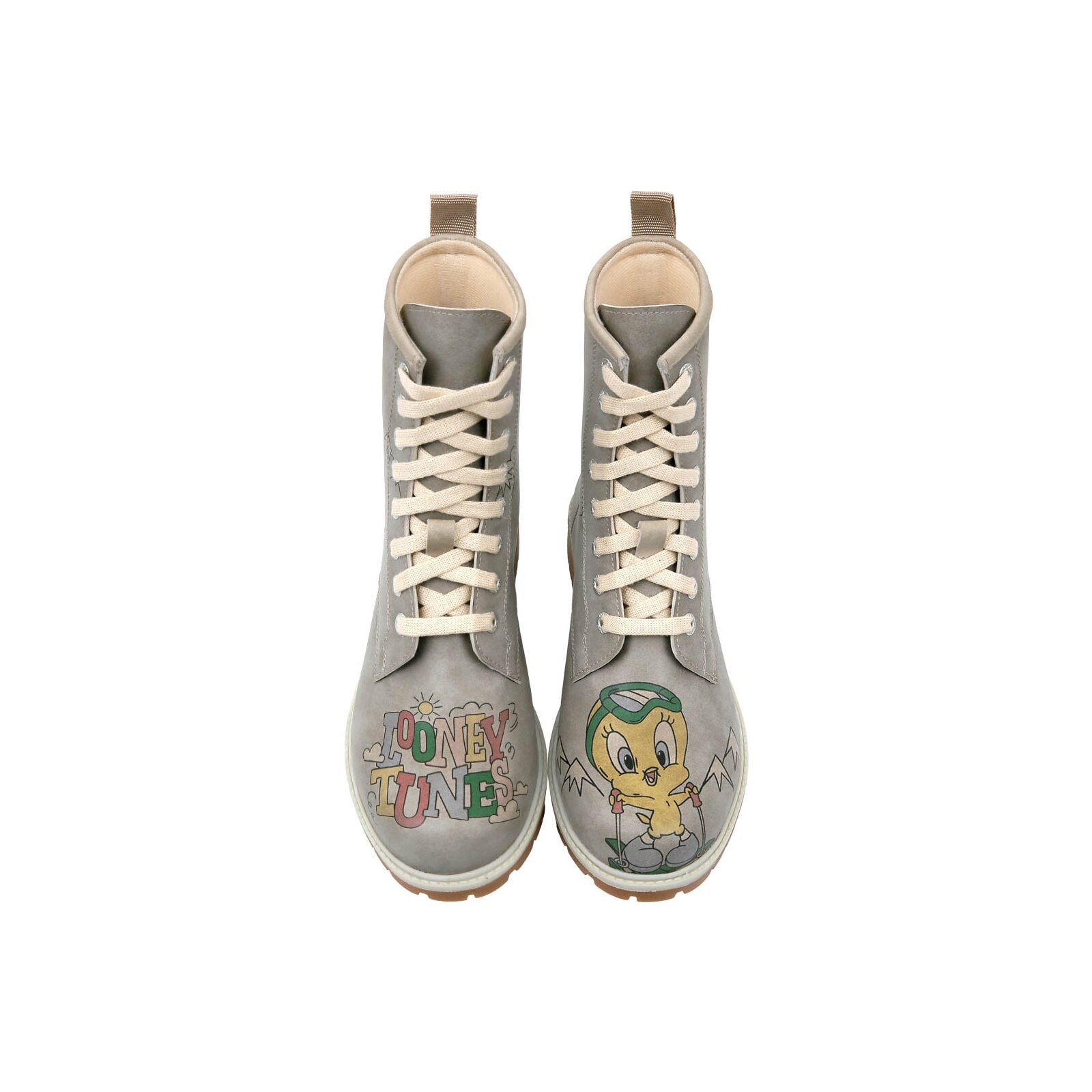 DOGO Schnürboots »Longe Boots Schnürstiefel Looney Tunes Ski Club Damen«  Handgefertigt