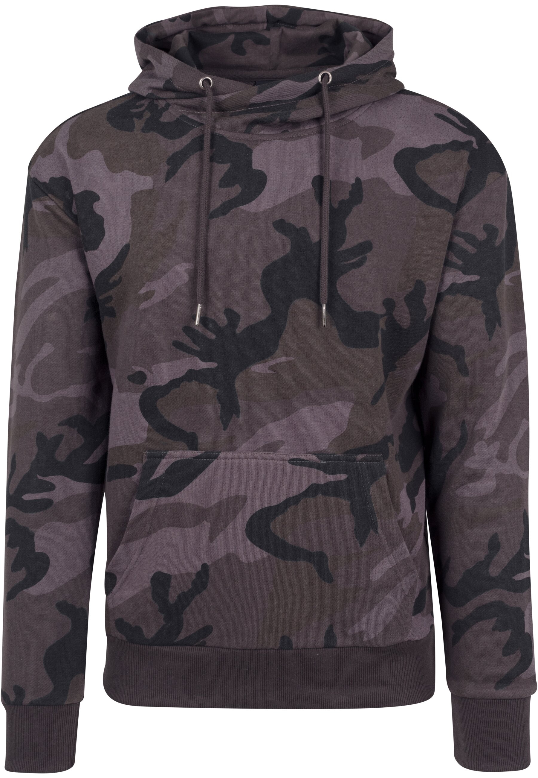 URBAN CLASSICS Kapuzensweatshirt "Urban Classics Herren High Neck Camo Hood günstig online kaufen