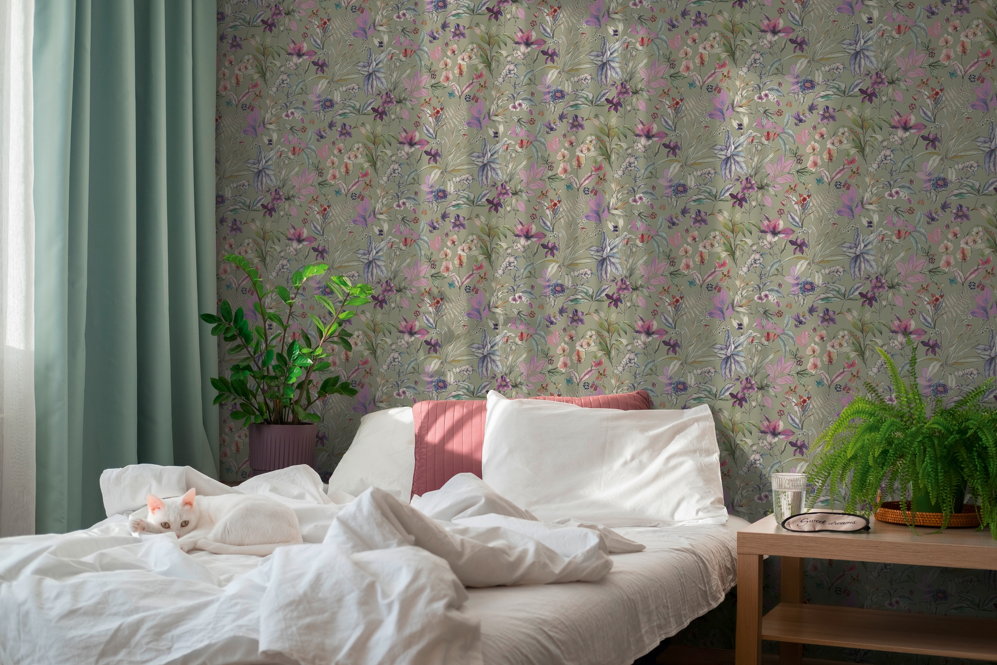 A.S. Création Vliestapete »Pintwalls III Blumentraum Aquarell« floral strukturiert Aquarelldesign, florale Motive – Schlaf-, Wohnzimmer, Flur