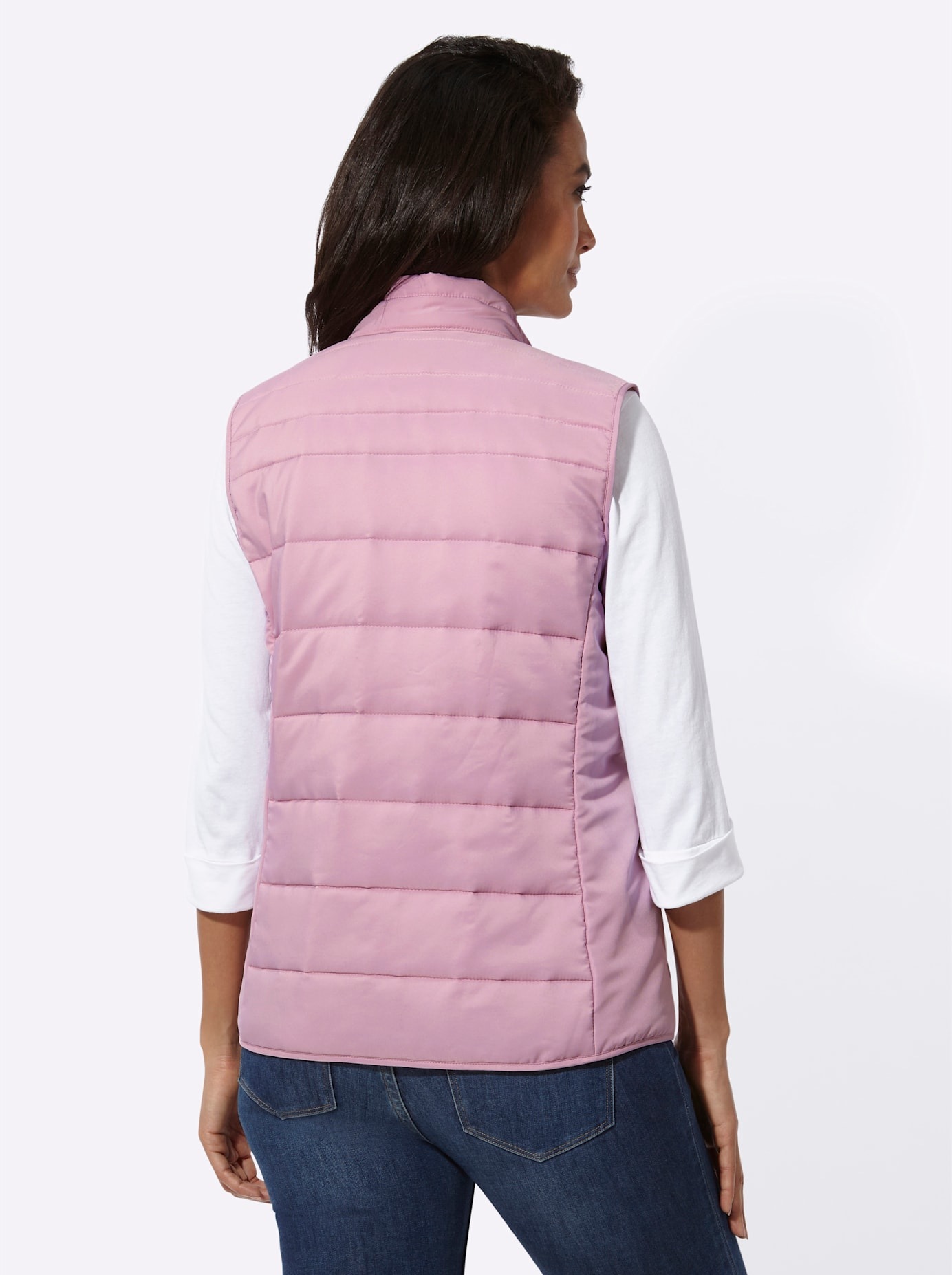Casual Looks Damen Steppweste Rosa Gr. 54 2
