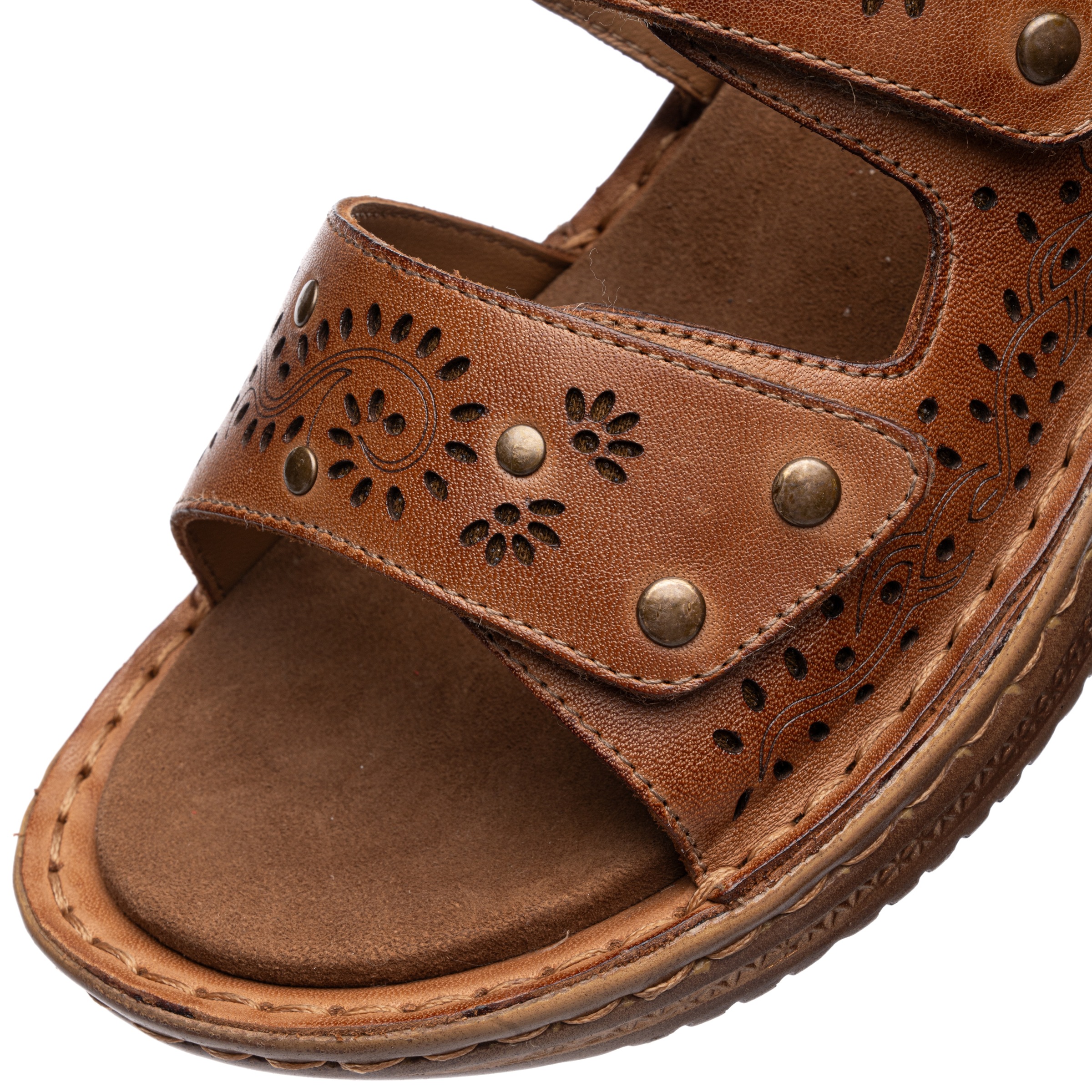 Pantolette ARA "HAWAII", Damen, Gr. 37, cognac, Glattleder, Lyralochung, Schuhe Pantolette, Keilabsatz, Schlupfschuh, Sommerschuh, in G-Weite (= weit) 2