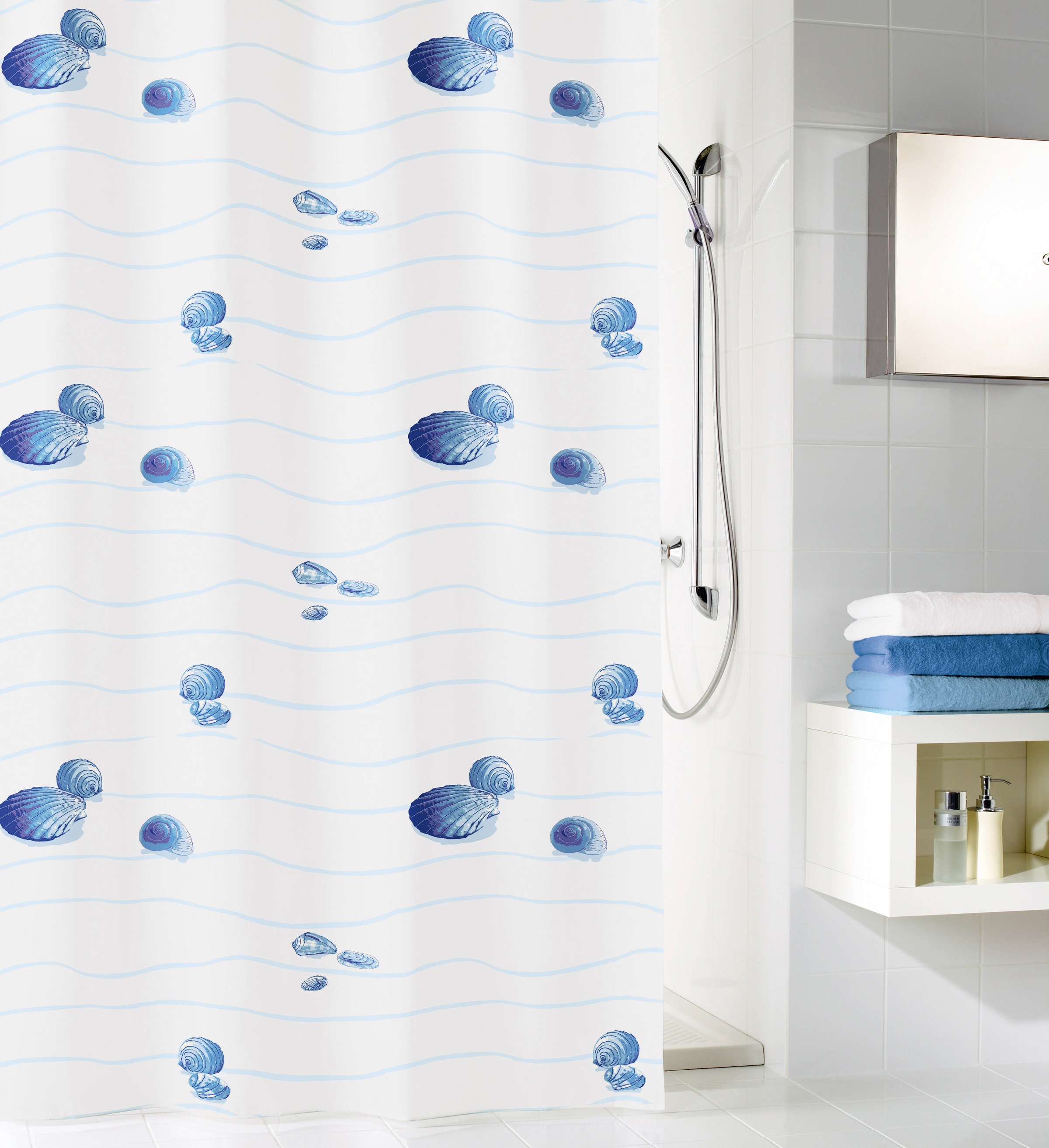 Kleine Wolke Duschvorhang "Miami" Breite 180 cm günstig online kaufen