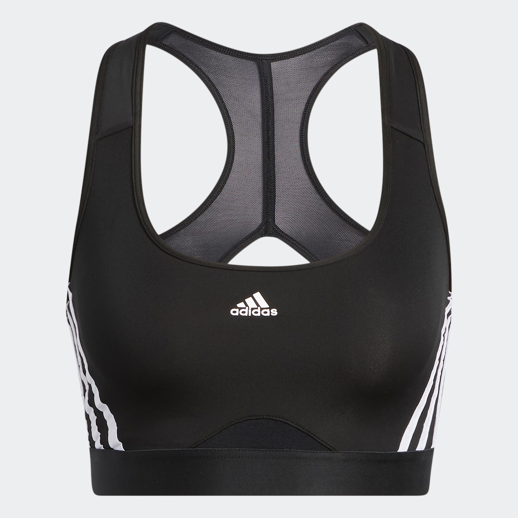 adidas Performance Sport-BH »ADIDAS POWERREACT TRAINING MEDIUM-SUPPORT 3-STREIFEN«, (1 tlg.)