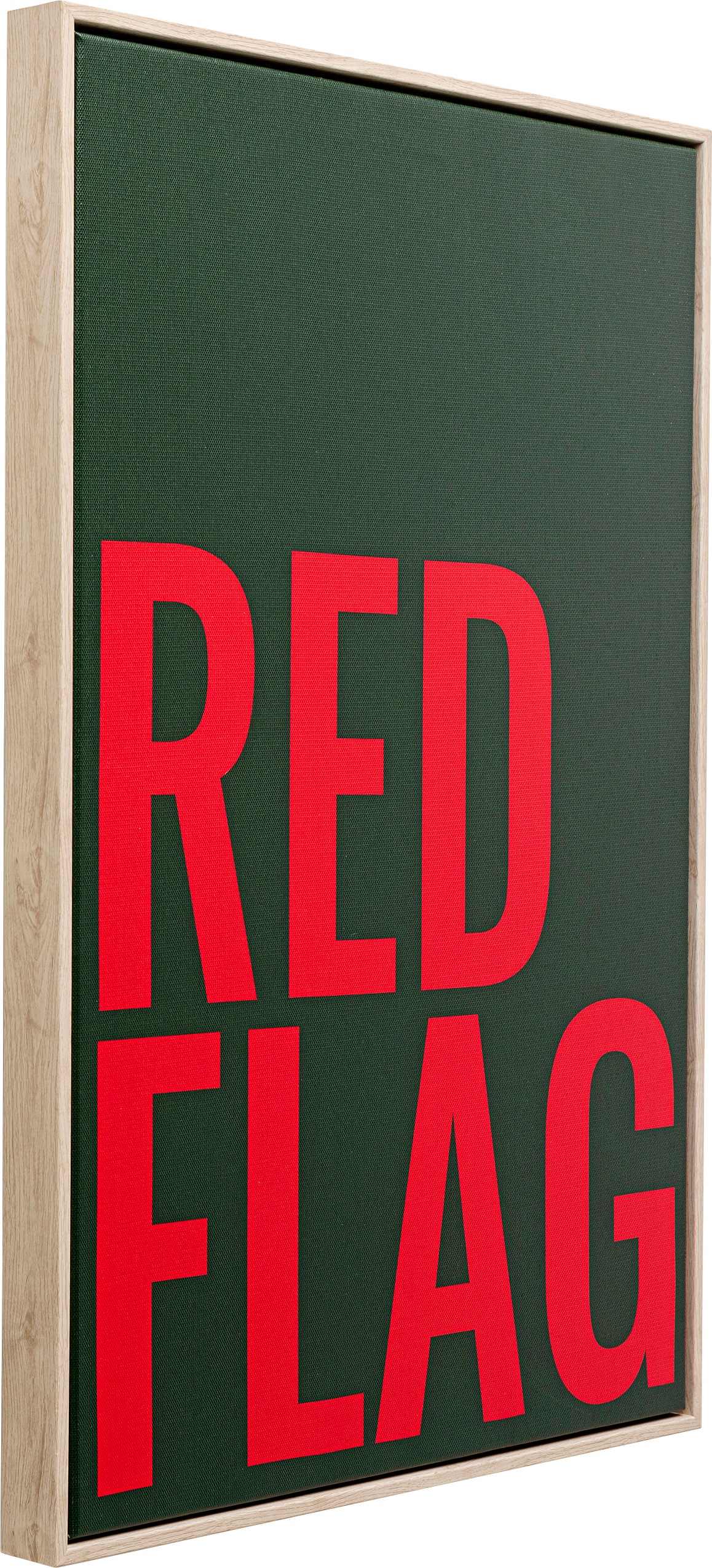 Kare Design Bild mit Rahmen »Gerahmtes Bild Red Flag 40x60cm«