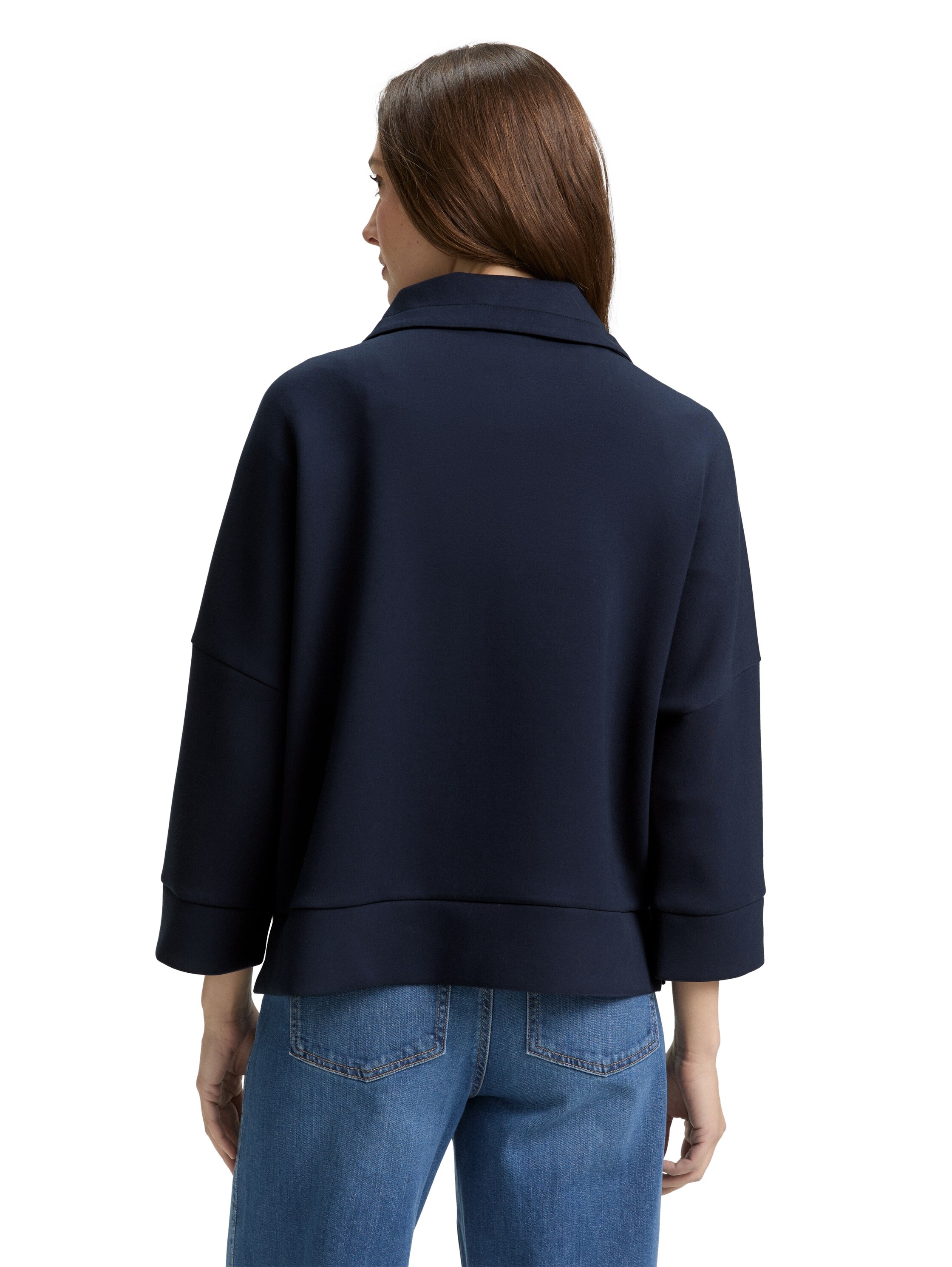 TOM TAILOR Sweatjacke "Boxy" mit Taschen günstig online kaufen