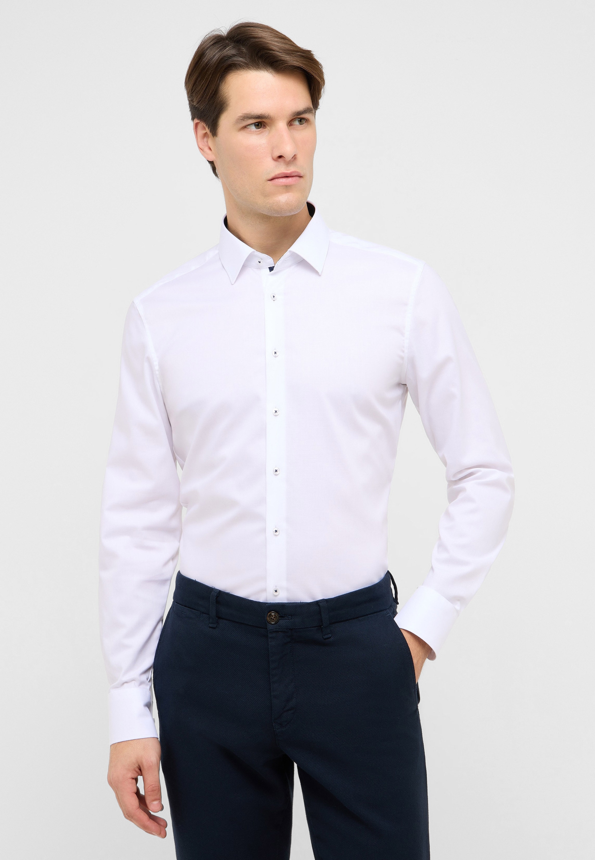 Eterna Langarmhemd "SLIM FIT" NON IRON (bügelfrei) günstig online kaufen