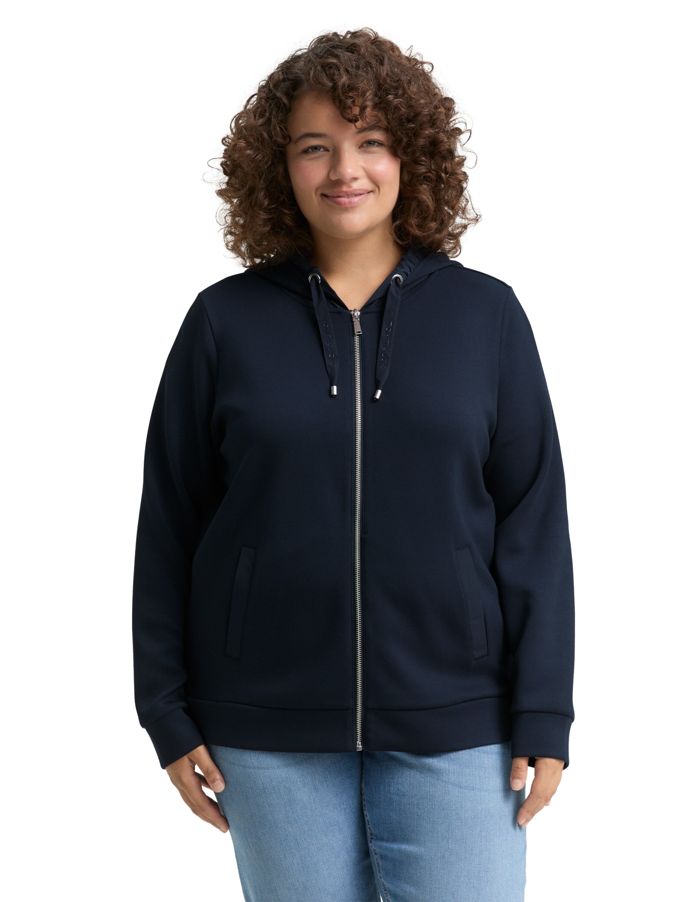 TOM TAILOR PLUS Kapuzensweatjacke günstig online kaufen