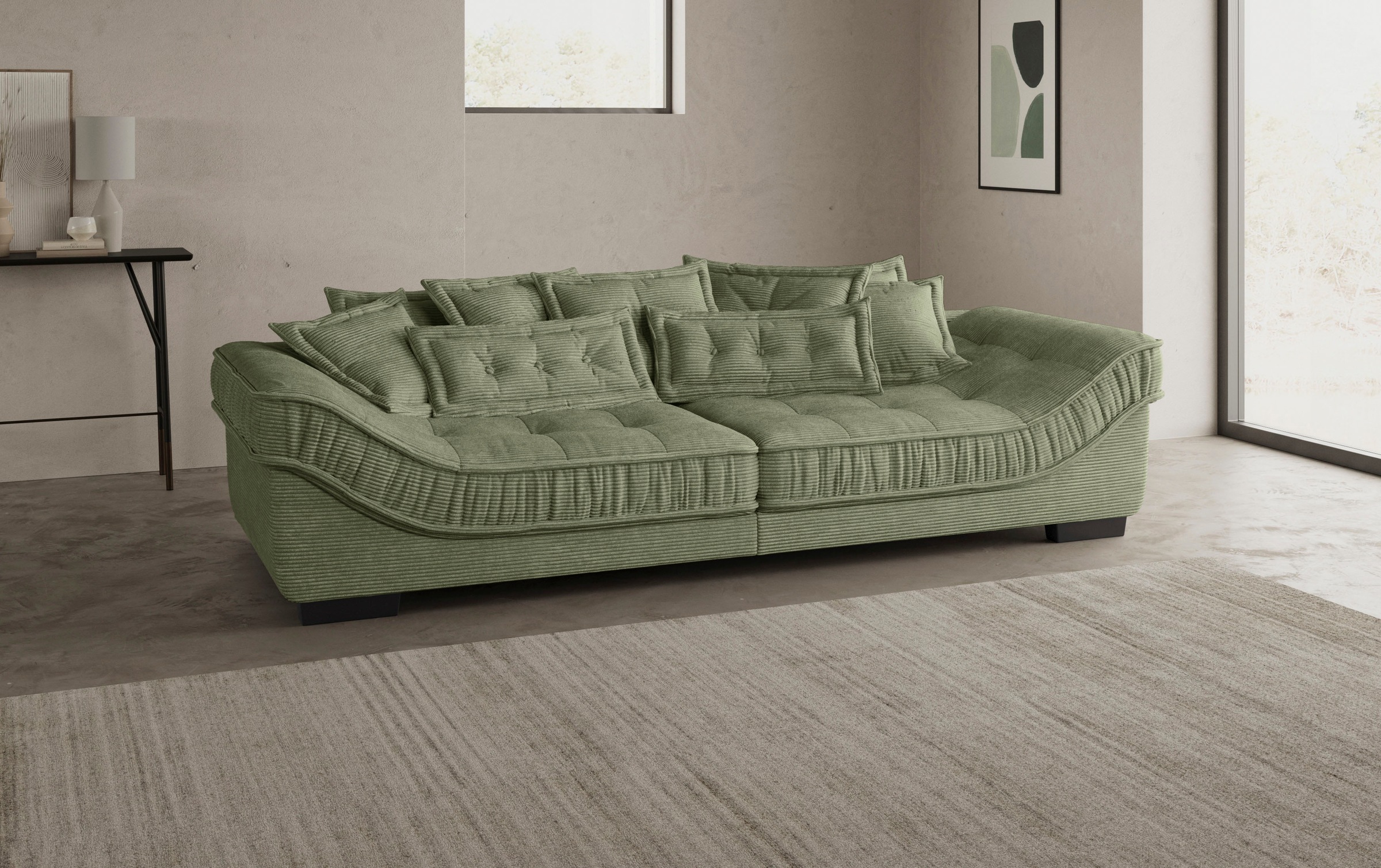Mr. Couch Big-Sofa "Diwan II", Wahlweise mit Kaltschaumpolsterung bis 140 k günstig online kaufen