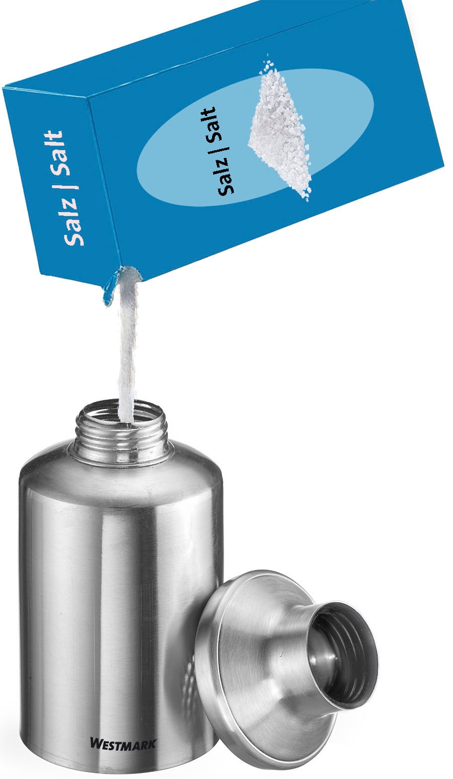 WESTMARK Salzstreuer »Alpha«, aus Aluminium, mit Deckel, 500 ml