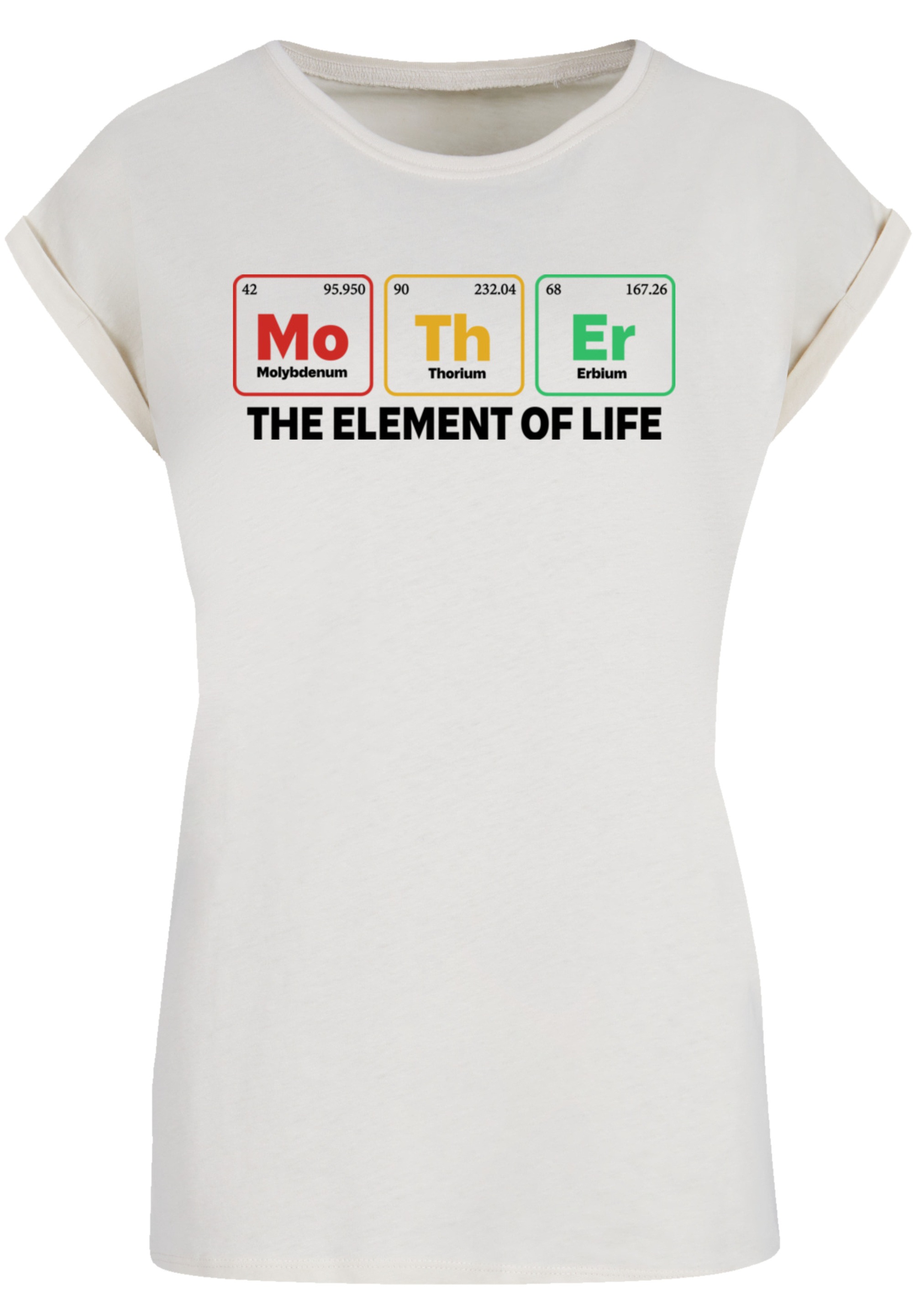 F4NT4STIC T-Shirt "Mothers Day Minimalist Periodic Table Geeky Mom", Premiu günstig online kaufen