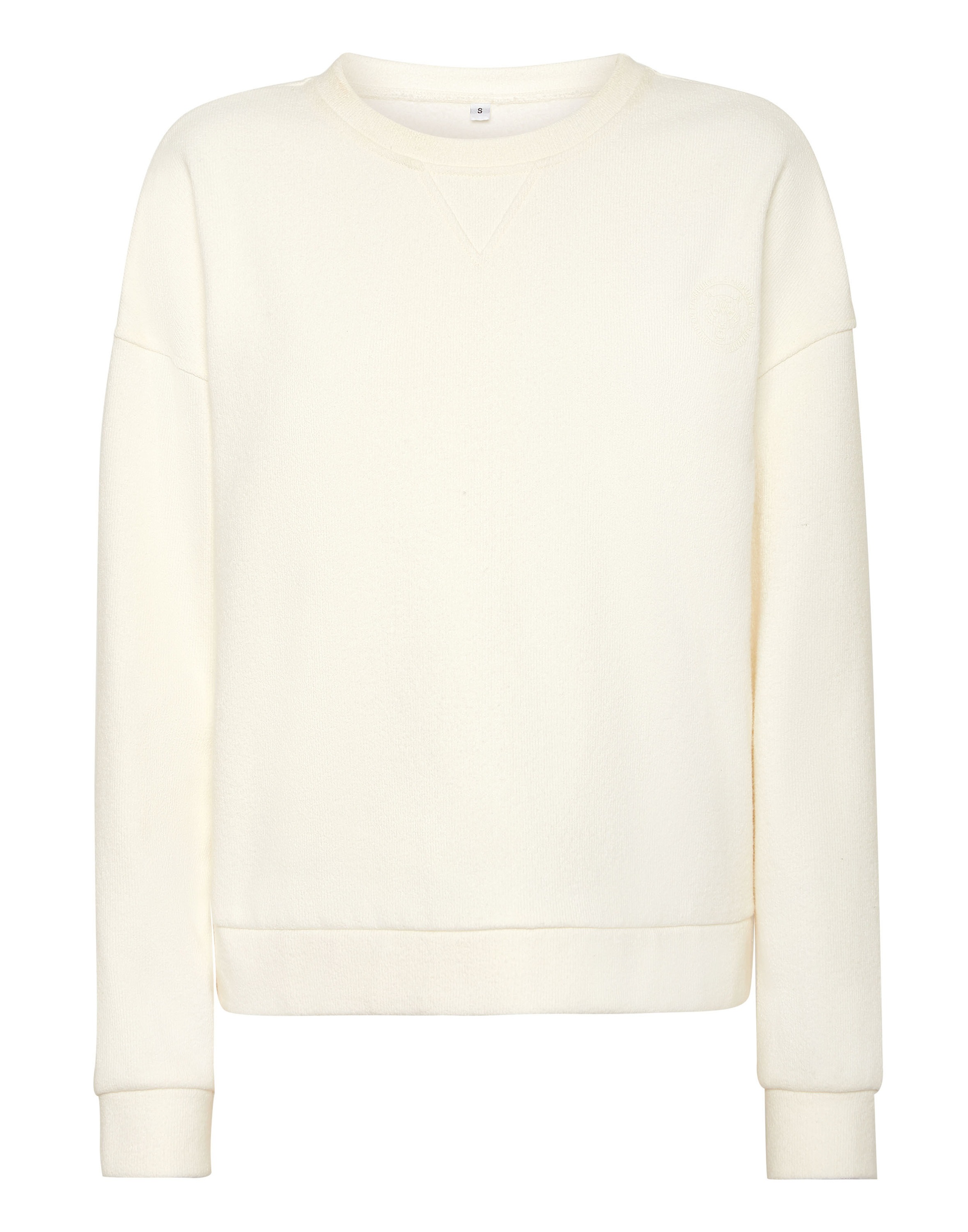PLEIN SPORT Mädchen Sweatshirt "Sweatshirt", weiß, Gr. XS, Obermaterial: 77% Baumwolle, 23% Polyester, Sweatshirts