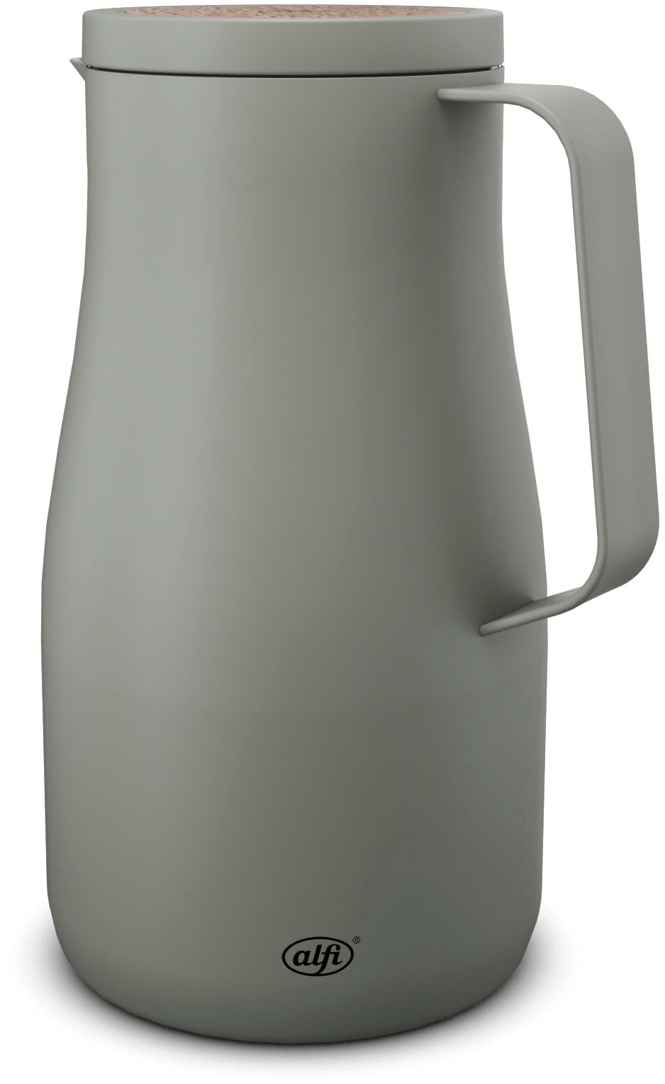 Alfi Isolierkanne »STUDIO TEA, aus doppelwandigem Edelstahl«, 1 l, (1 St.), 12h heiß & 24h kalt, ergonomischer Griff, große Öffnung