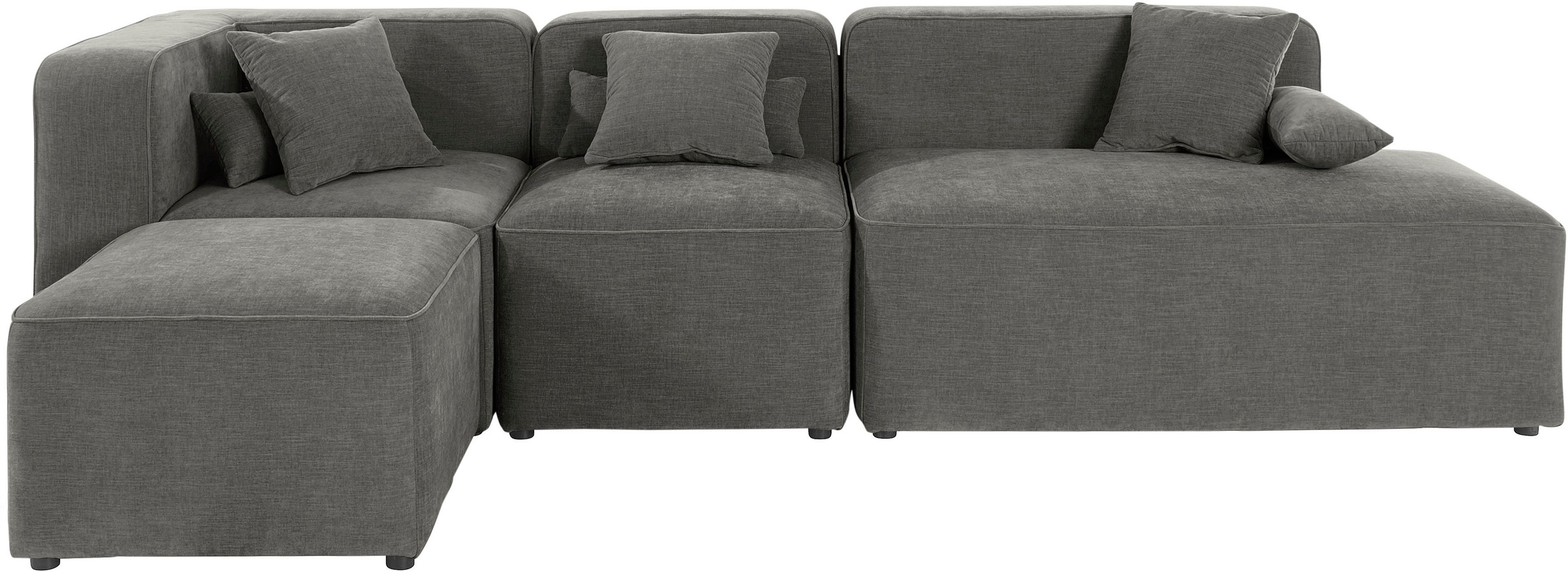 Home affaire Ecksofa "Sundstrup L-Form" Modulserie, individuelle Zusammenst günstig online kaufen
