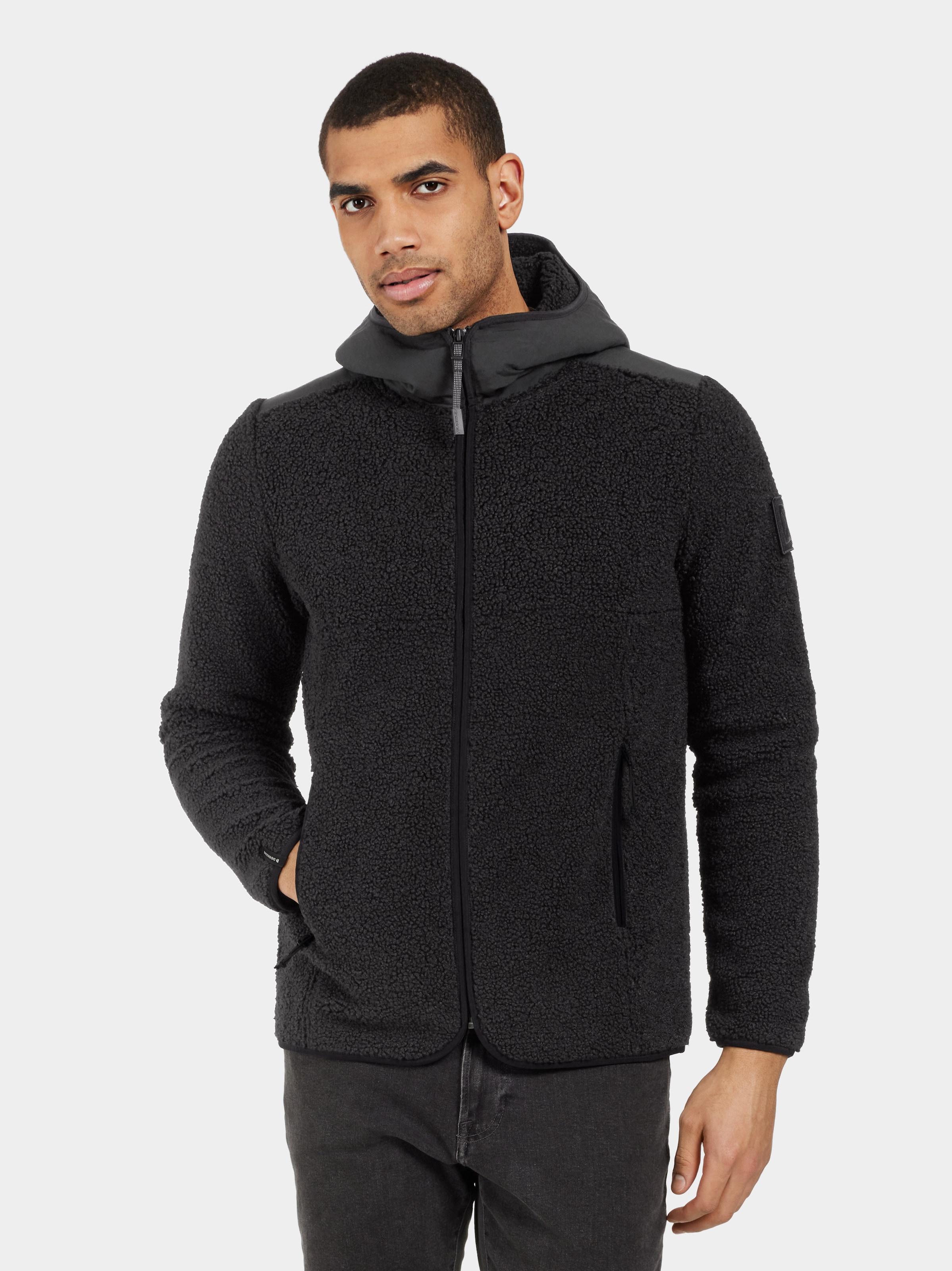 Didriksons Fleecejacke "BENNO USX FULLZIP", mit Kapuze