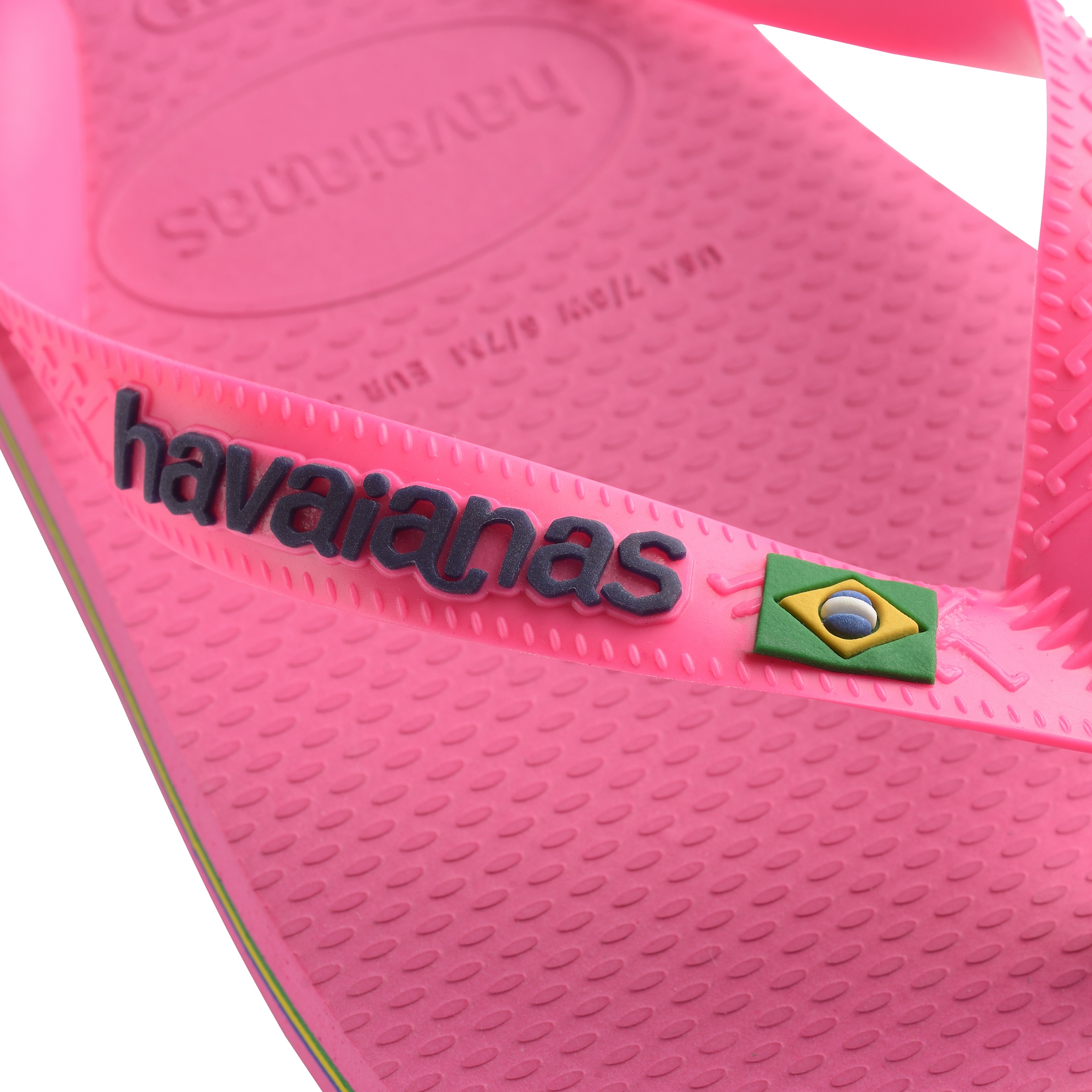 Havaianas Zehentrenner »BRASIL LOGO NEON«, Sommerschuh, Schlappen, Poolsildes mit Brasil Detail