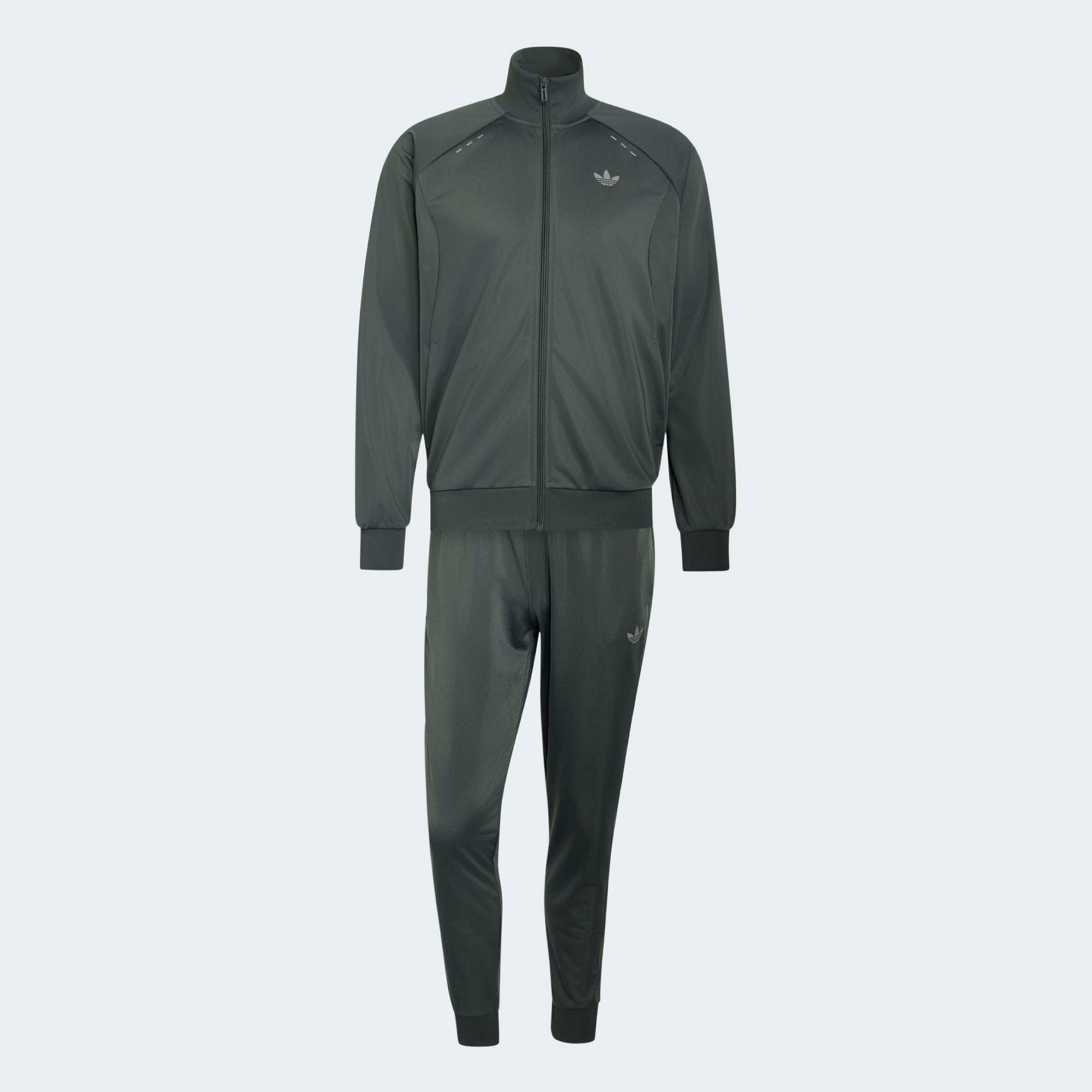 adidas Originals Trainingsanzug »TECH TREFOIL ESSENTIALS« 2 zweiteiliges Set, für Erwachsene, aus Polyester