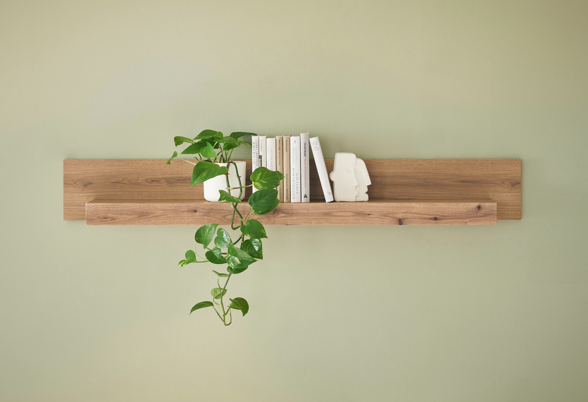INOSIGN Wandboard »Cantara, modernes Wandregal, Hängeregal mit Ablagefach«, vielseitig einsetzbar, in Eiche Evoke oder weiß erhältlich