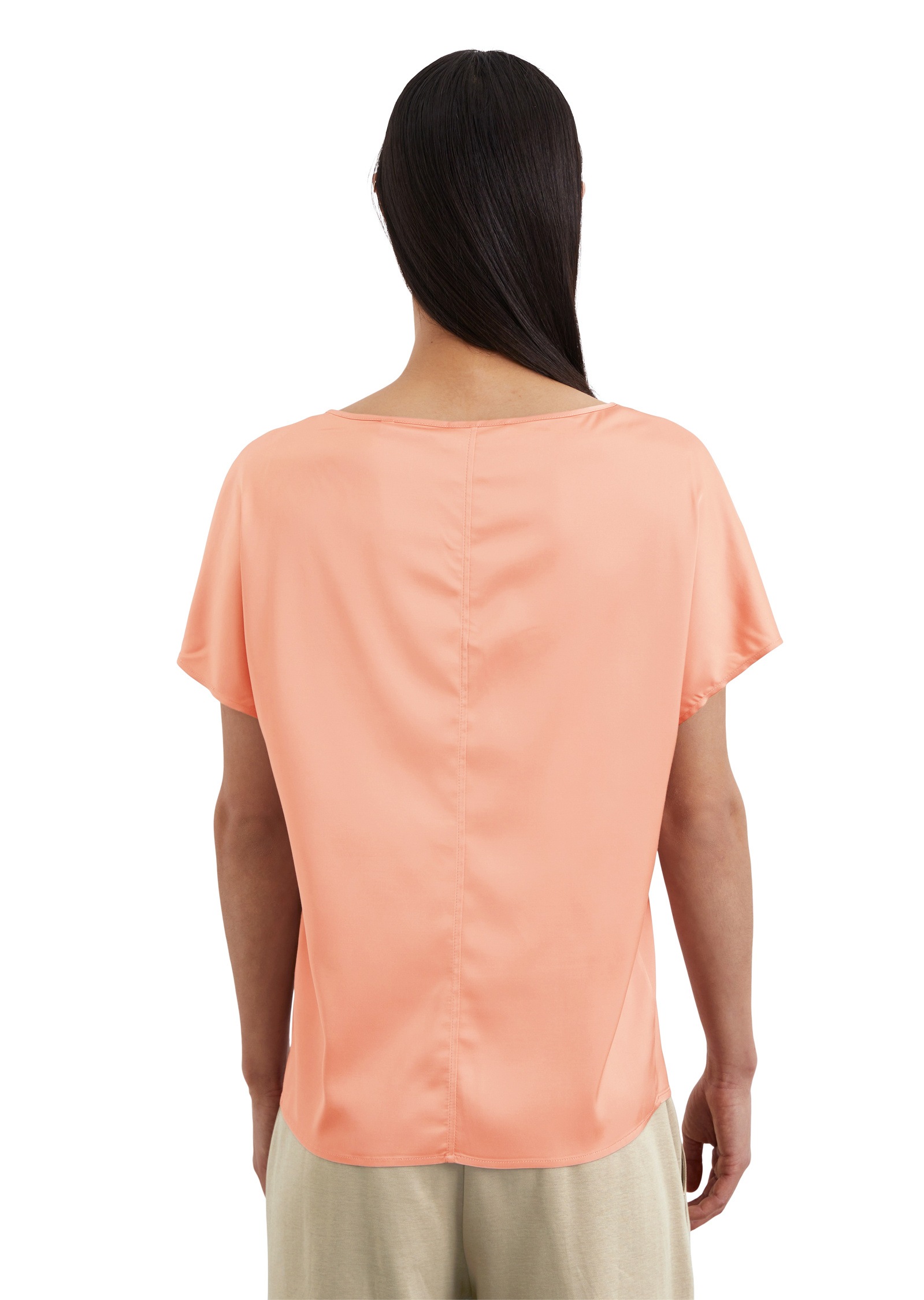Thumbnail - Marc OPolo Kurzarmbluse "aus Viskose-Satin-Stretch"