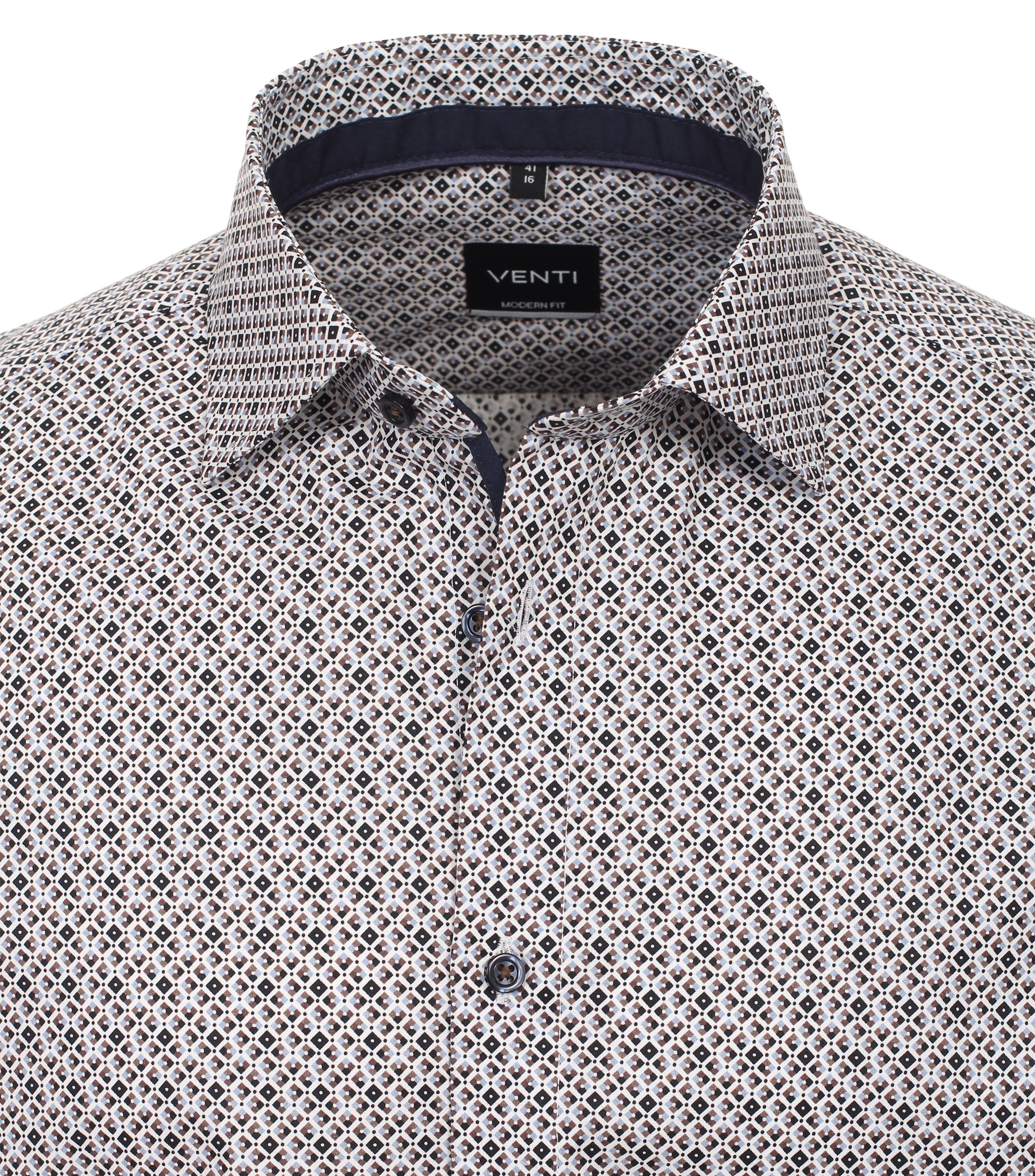 VENTI Businesshemd »VENTI Businesshemd Kurzarm Print«