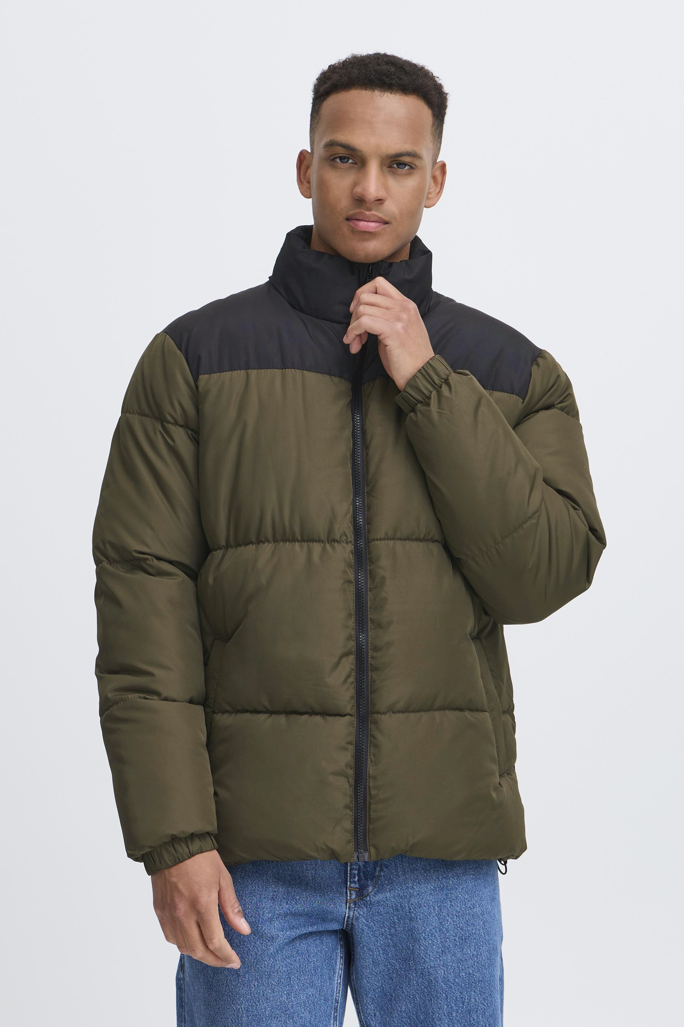 Blend Outdoorjacke "BHELWIN colorblock jacket" ohne Kapuze Regular Fit, aus Polyester, mit Reißverschluss
