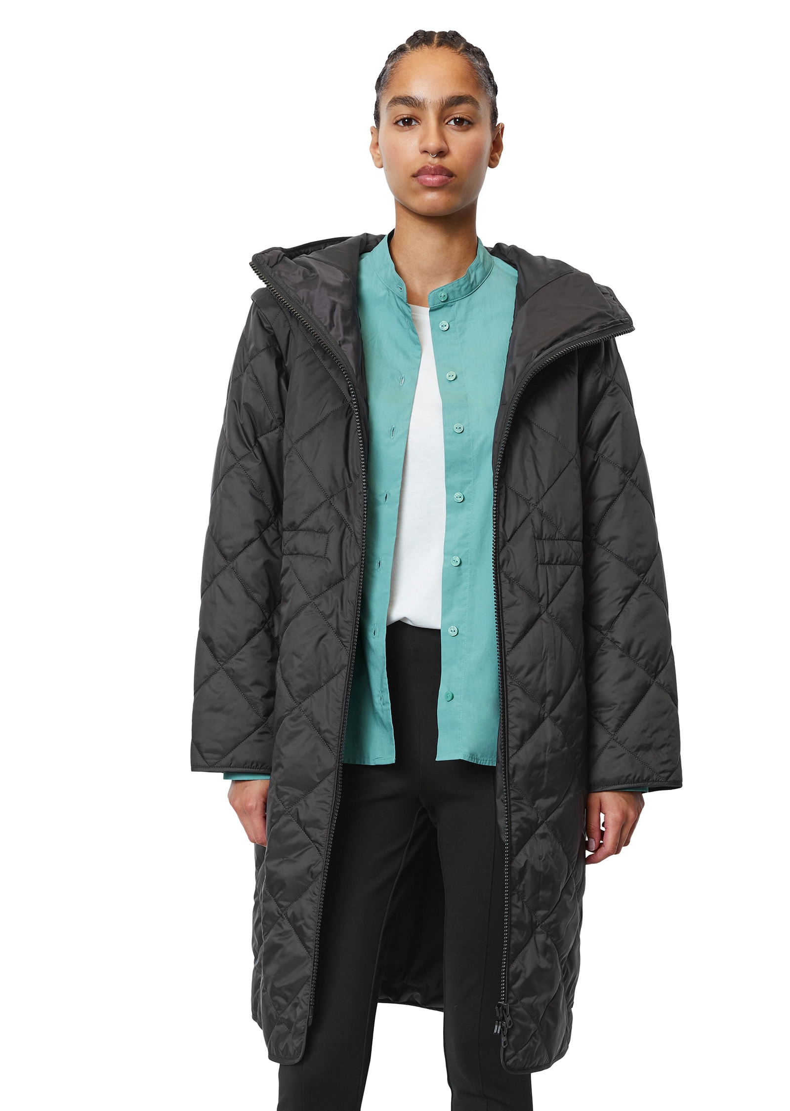 Polo Denim Marco Polo GrÃ¼ner Parka Marco Polo Outdoor Parka Ligne