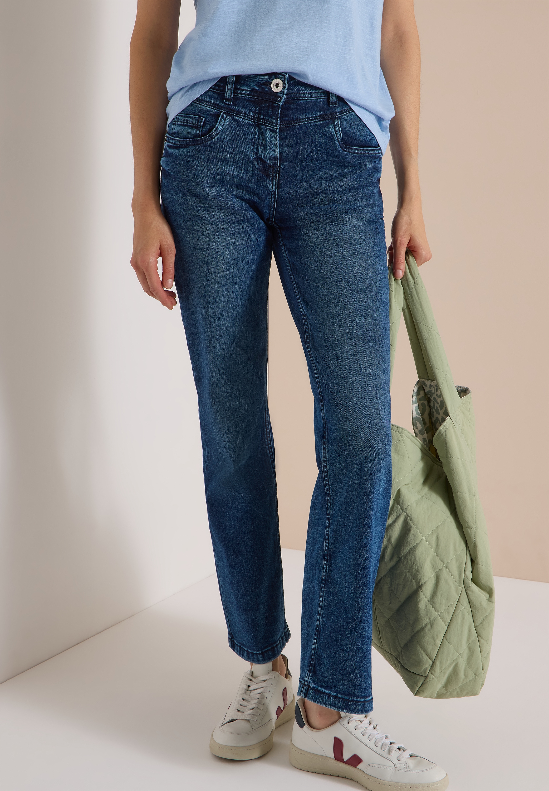 Cecil Bootcut-Jeans »Style Toronto« im Slim Fit / Stretch