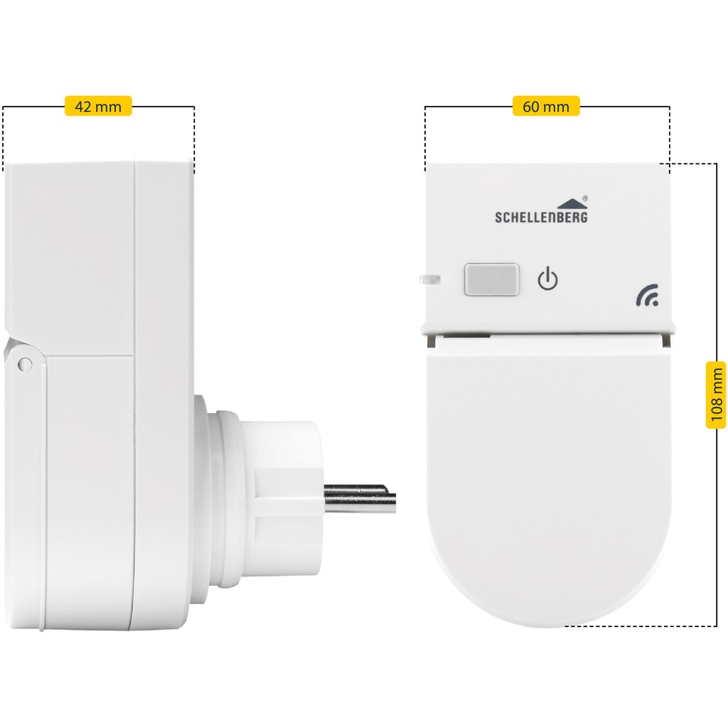 SCHELLENBERG Funksteckdose »Funk-Steckdose Außenbereich«, (1 St.)
