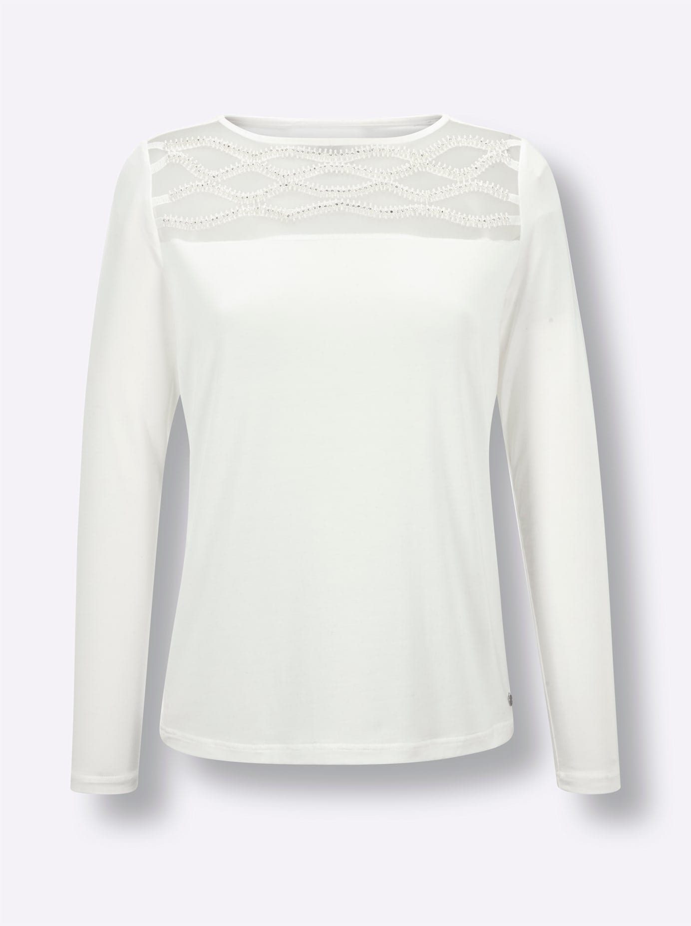 CREATION L PREMIUM Langarmshirt »Lyocell-Shirt«, (1 tlg.)