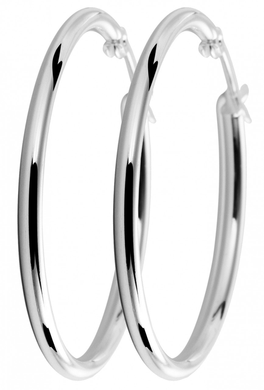 Adelia´s Paar Creolen »Neuheit 2025 - Damen Creolen aus poliertem Edelstahl«