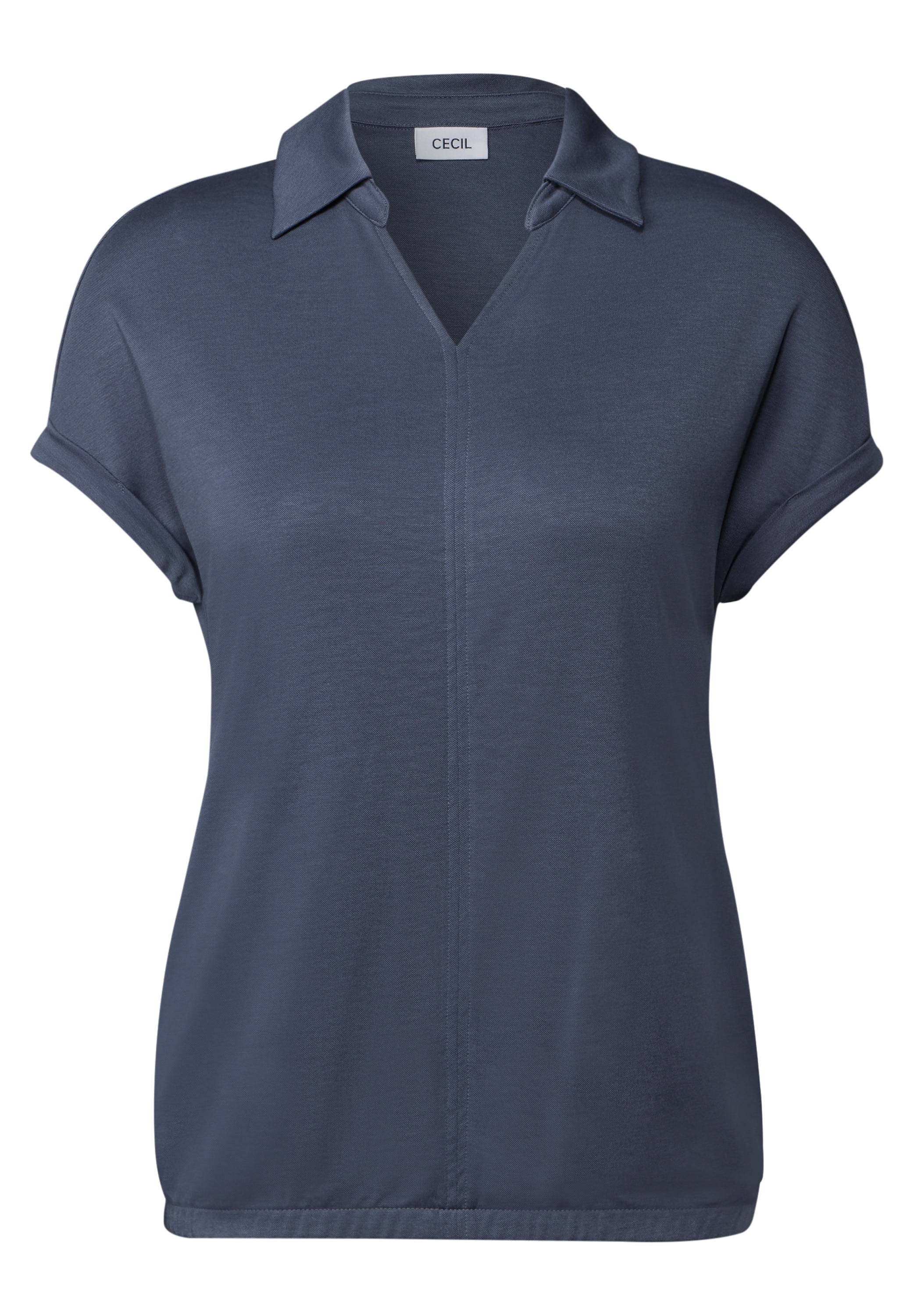 Cecil Poloshirt, mit Elastiksaum