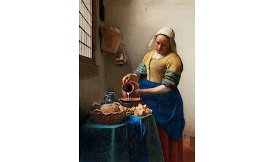 Art for the home Leinwandbild »Het melkmeisje, Jan Vermeer, ca. 1660« kaufen