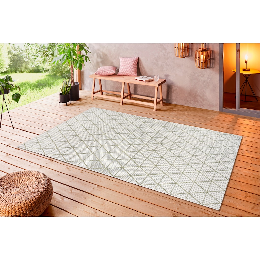 my home Teppich »Layne«, rechteckig, Geometrisches Design, Strapazierfähig und pflegeleicht