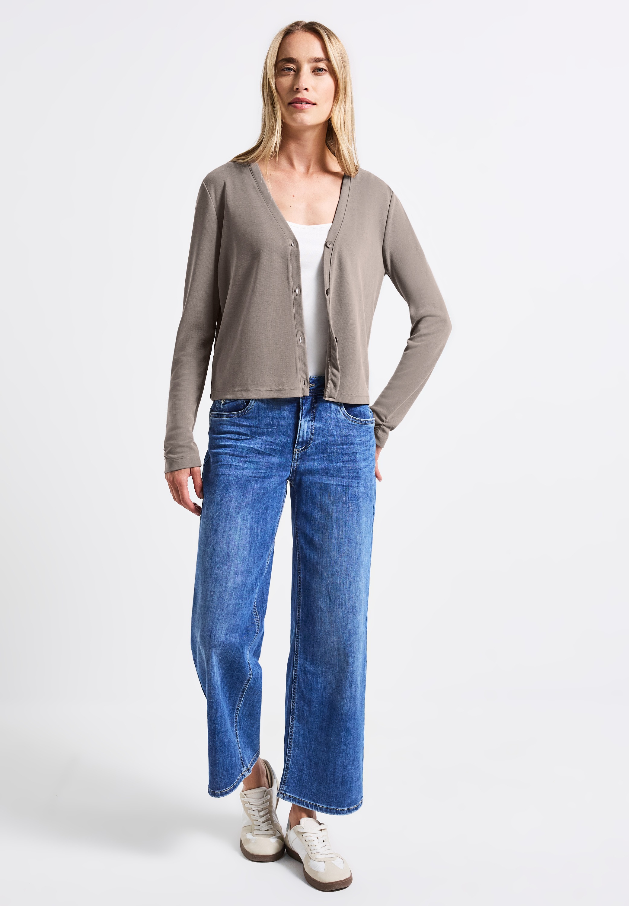 Thumbnail - STREET ONE Strickjacke, mit V-Ausschnitt