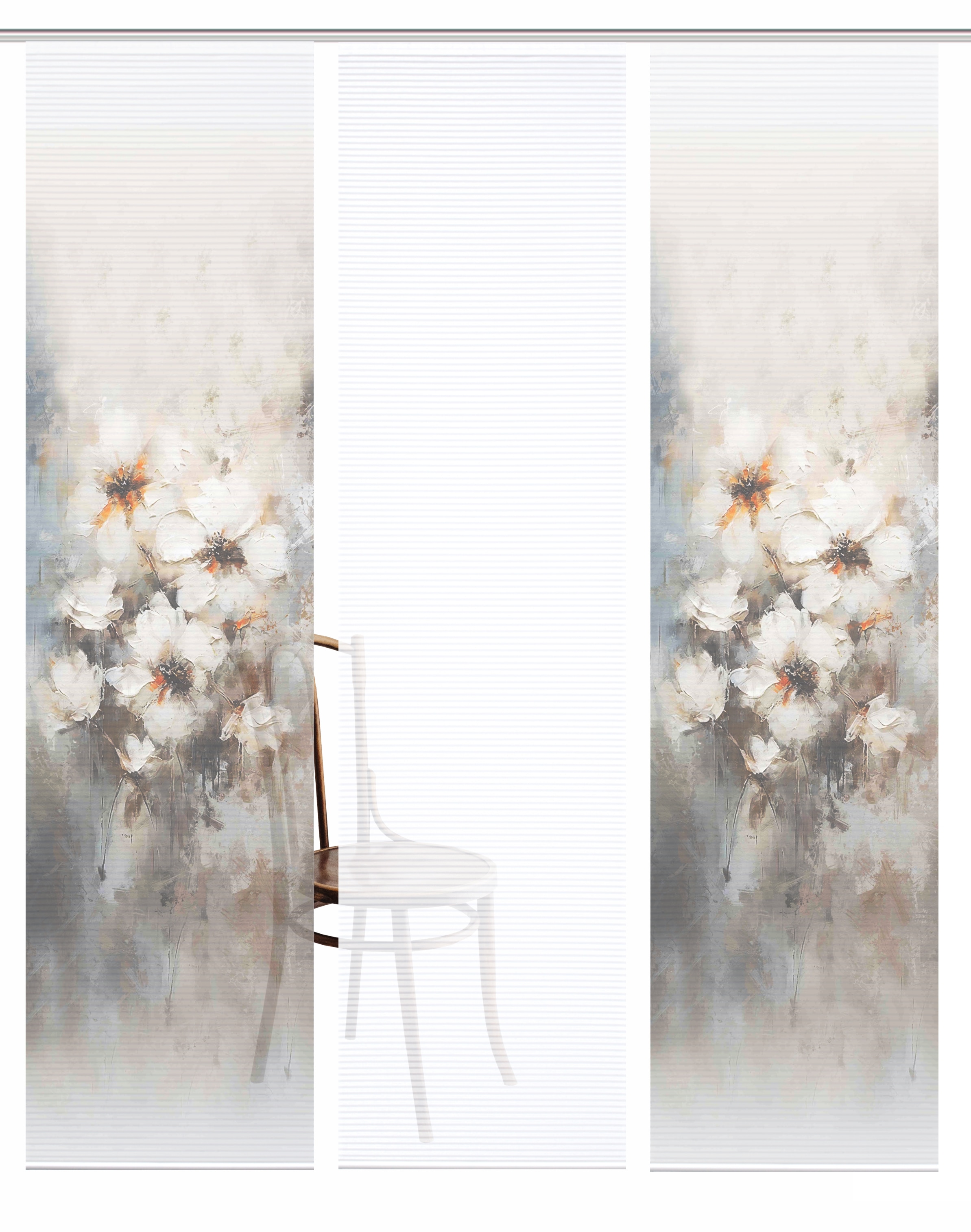 HOME in green Schiebegardine "ARISTEA" Paneelwagen 3 Stk. tlg. Bambusoptik, günstig online kaufen