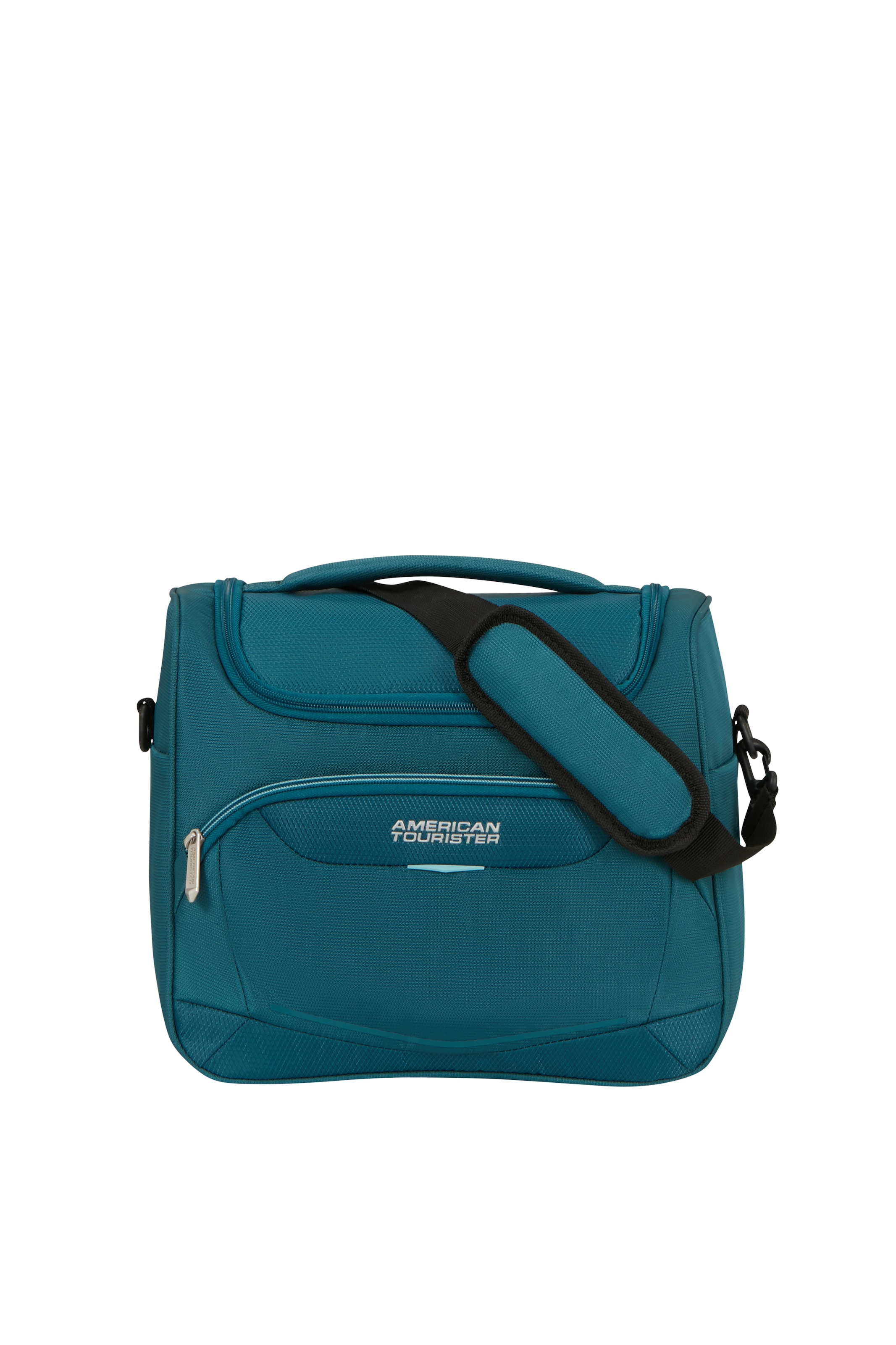 Beautycase "SUMMERRIDE", AMERICAN TOURISTERtotally teal, Polyester, Taschen, Handgepäck Reisegepäck Trolley-Aufsteck-System