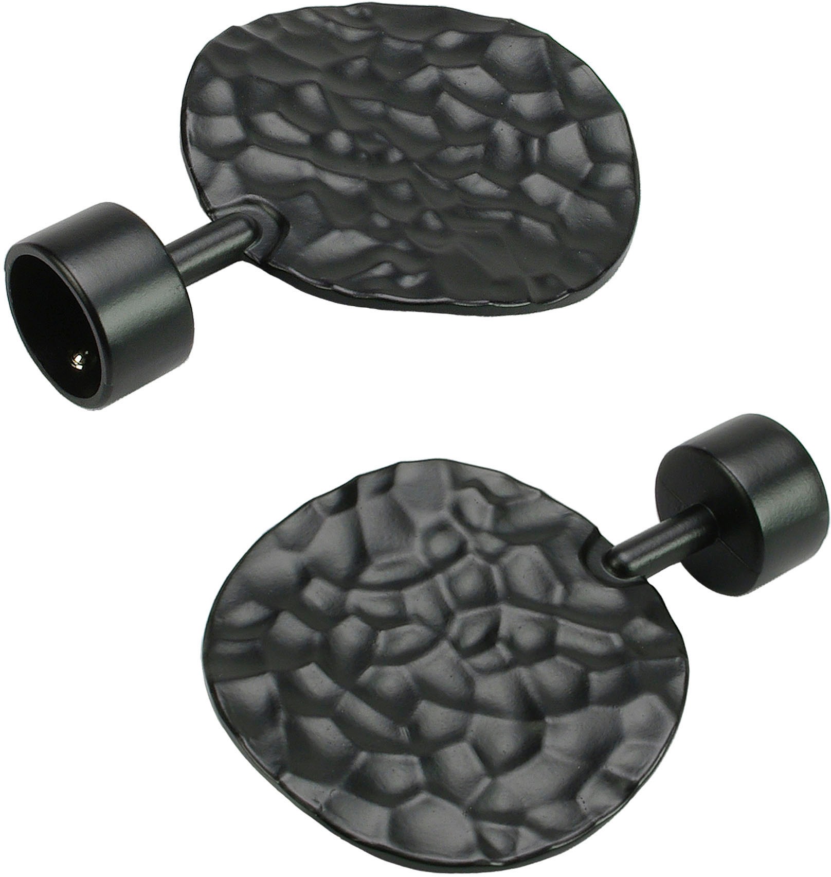 Liedeco Gardinenstange »Stilgarnitur 20 mm Blues Jimi«, 2 läufig-läufig, Fixmaß, Gardinenstange Komplett