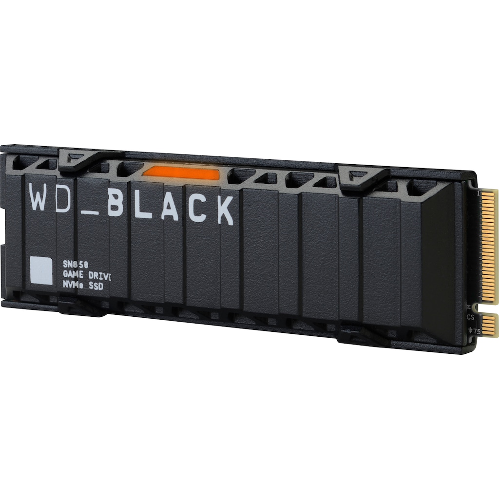 WD_Black interne SSD »SN850 Heatsink 2TB NVMe™«, Anschluss M.2 PCIe 4.0