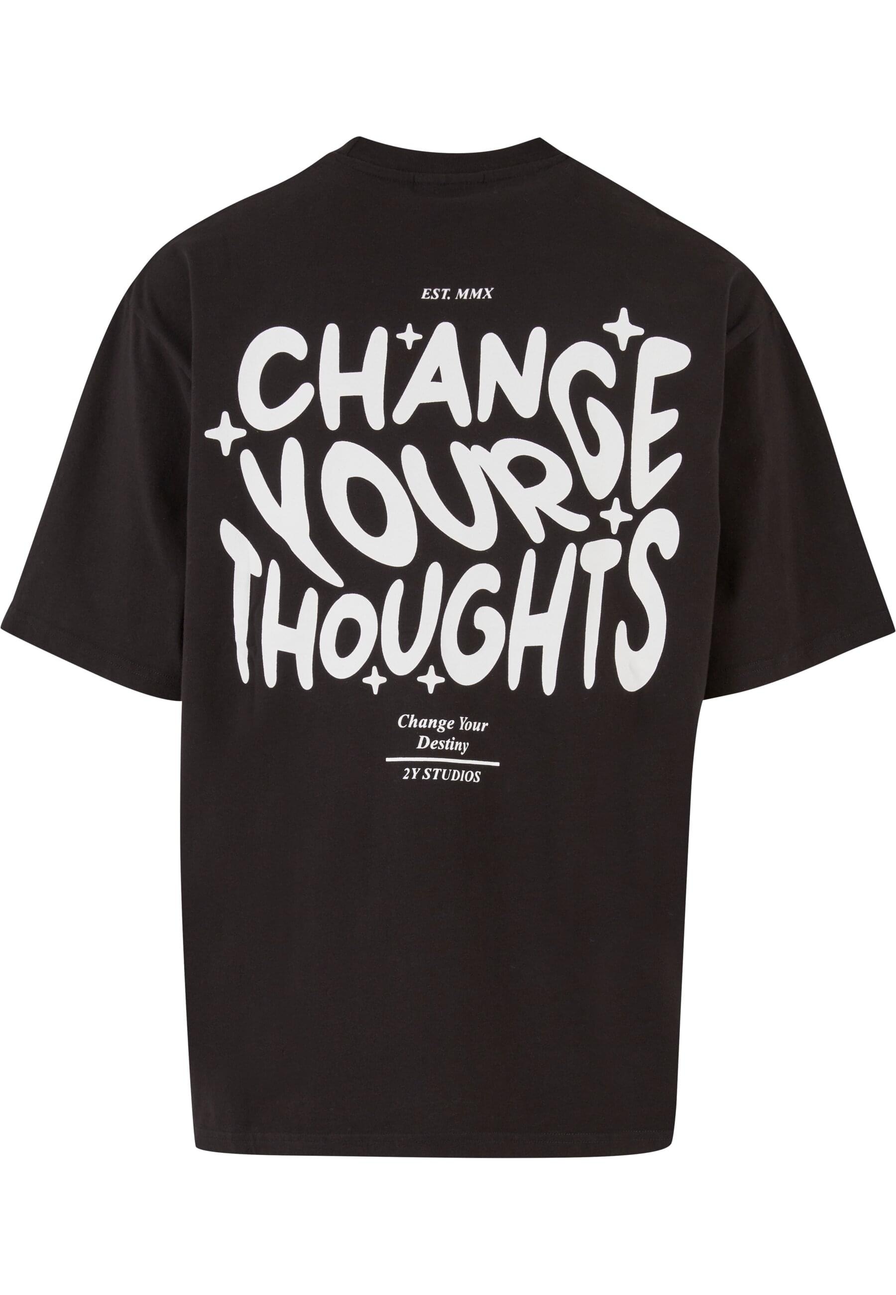 2Y Studios T-Shirt »2Y Studios Herren 2Y Thoughts Oversize Tee«, (1 tlg.)