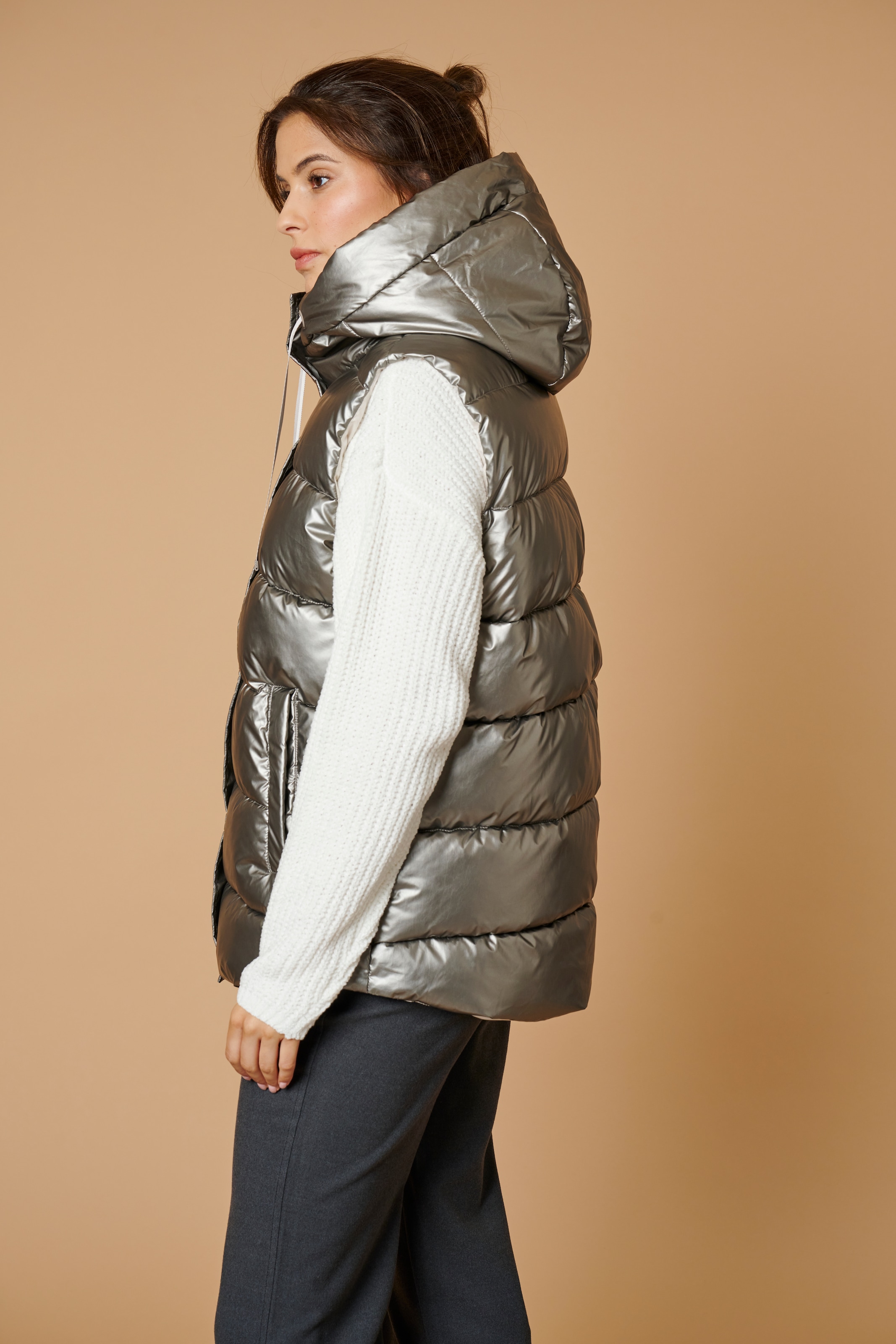 ZABAIONE Steppweste "Vest Tr44ista" im Glanz-Look günstig online kaufen