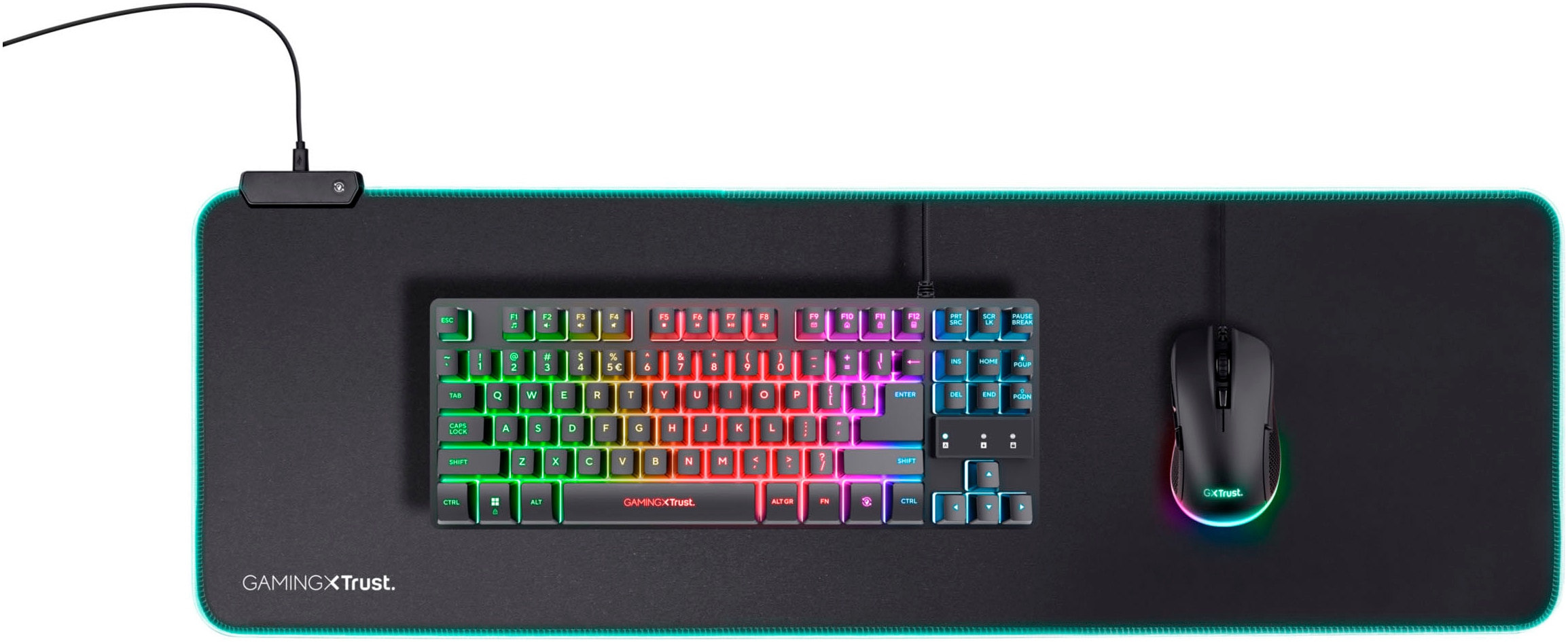 Trust Mauspad »GXT764 GLIDE-FLEX RGB XXL«