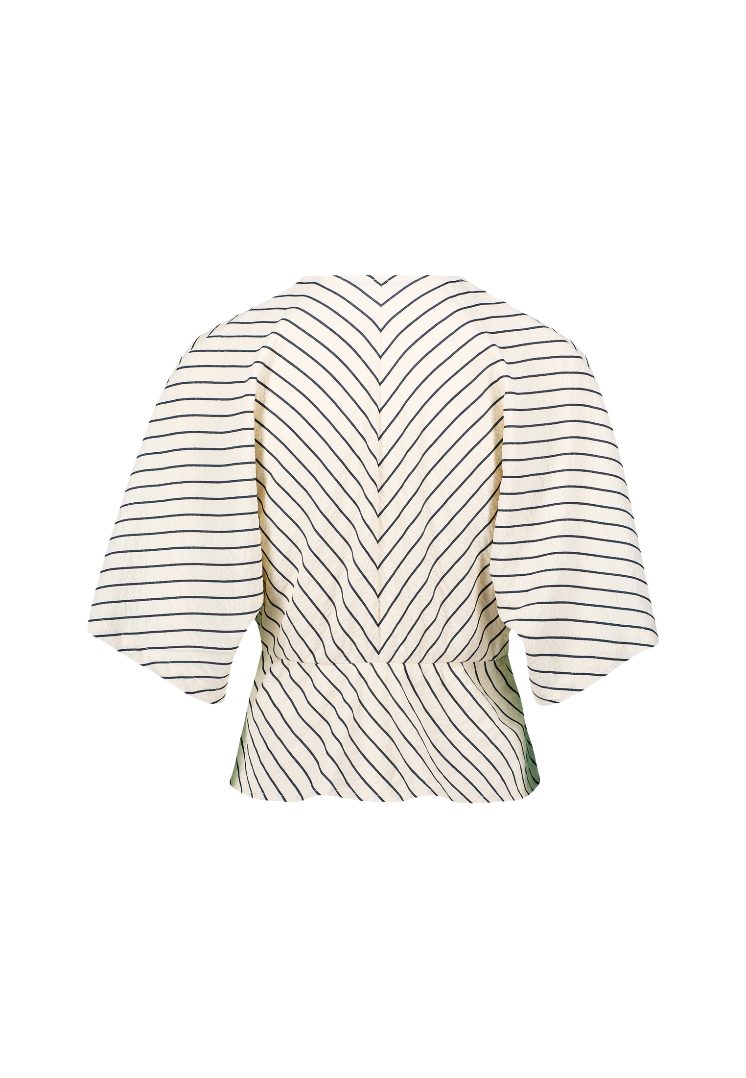 Zero Klassische Bluse »zero Bluse gestreift mit Fledermausärmeln«