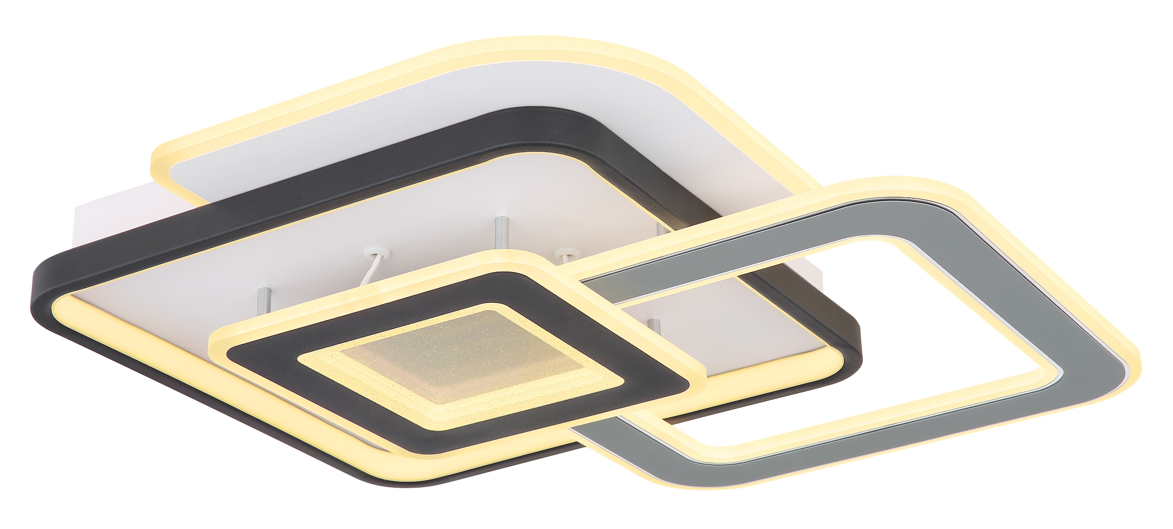 GLOBO LIGHTING Deckenleuchte »BRIENNA« LED-Modul 1 Stk. Warmweiß Deckenlampe Wohnzimmer-Leuchte Schlafzimmer-Leuchte Flur Küche