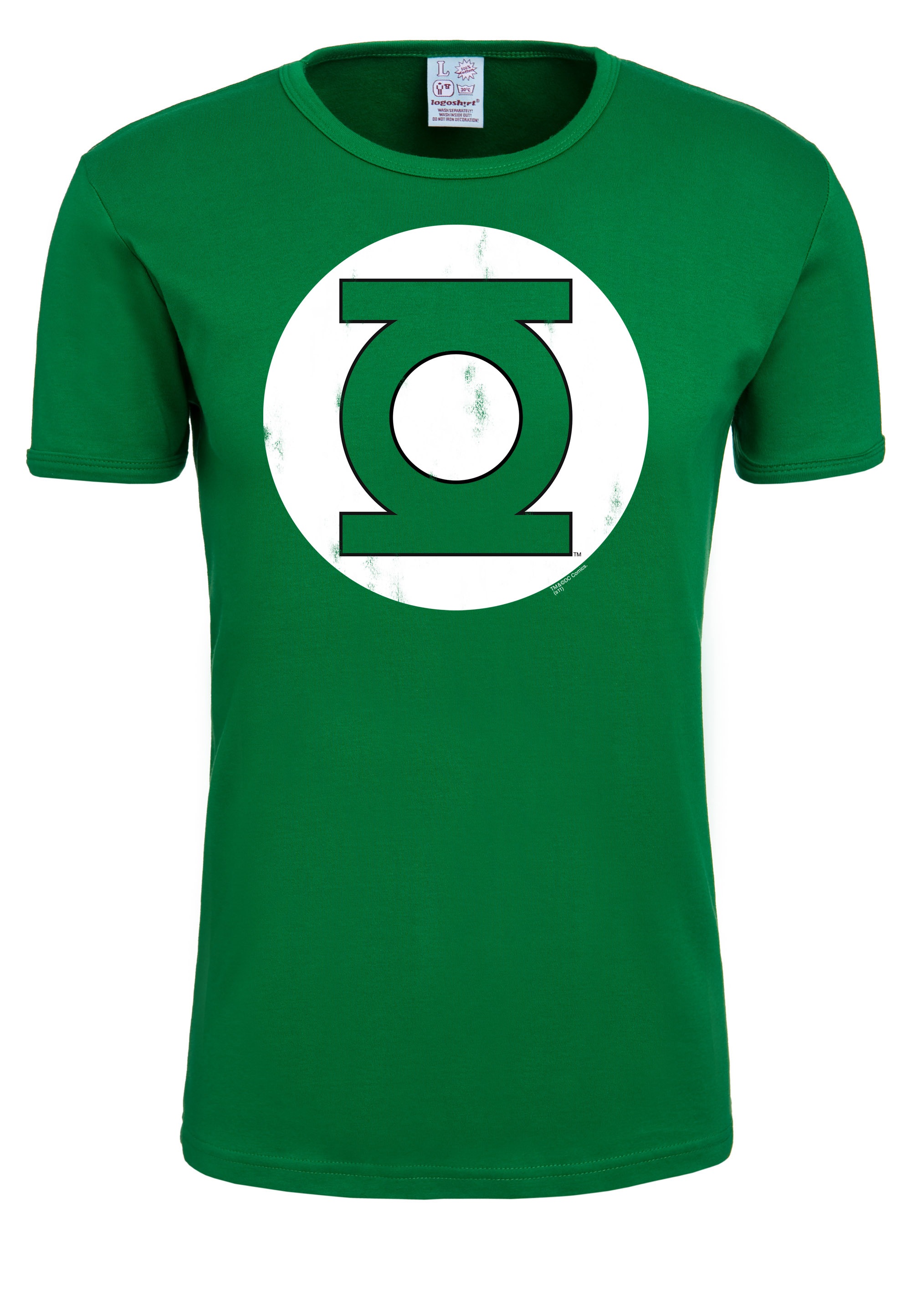 LOGOSHIRT T-Shirt »DC - Green Lantern Logo«, mit Green-Lantern-Logo