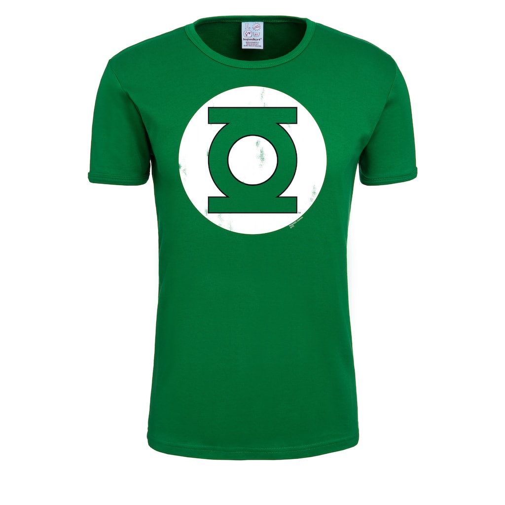 LOGOSHIRT T-Shirt »Green Lantern Logo«, mit lizenziertem Originaldesign