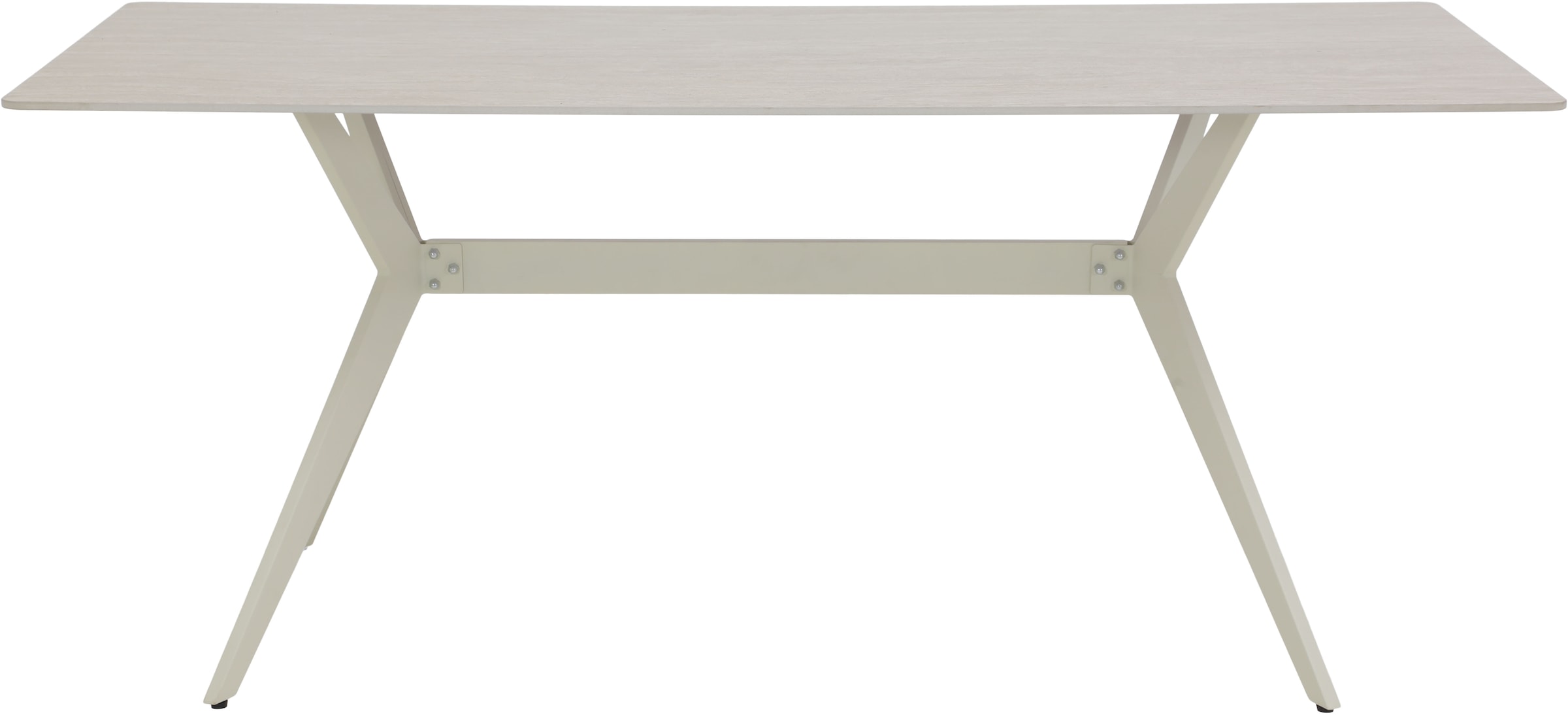 HELA Esstisch »PACCINO« 1 Stk. tlg. Sintered Stone, Marmoroptik, Platte fest (1 cm), Metallgestell konisch