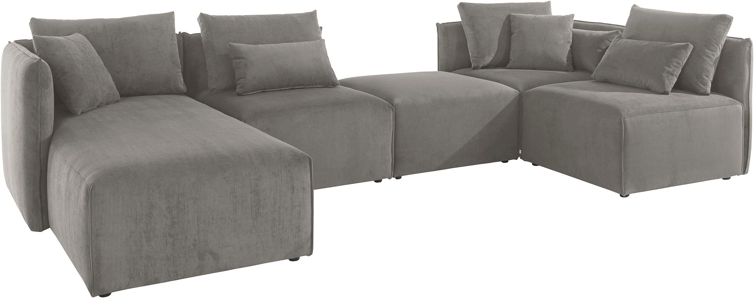 OTTO home Wohnlandschaft "Nöre U-Form" 5 Teile, in vielen Bezugsqualitäten günstig online kaufen